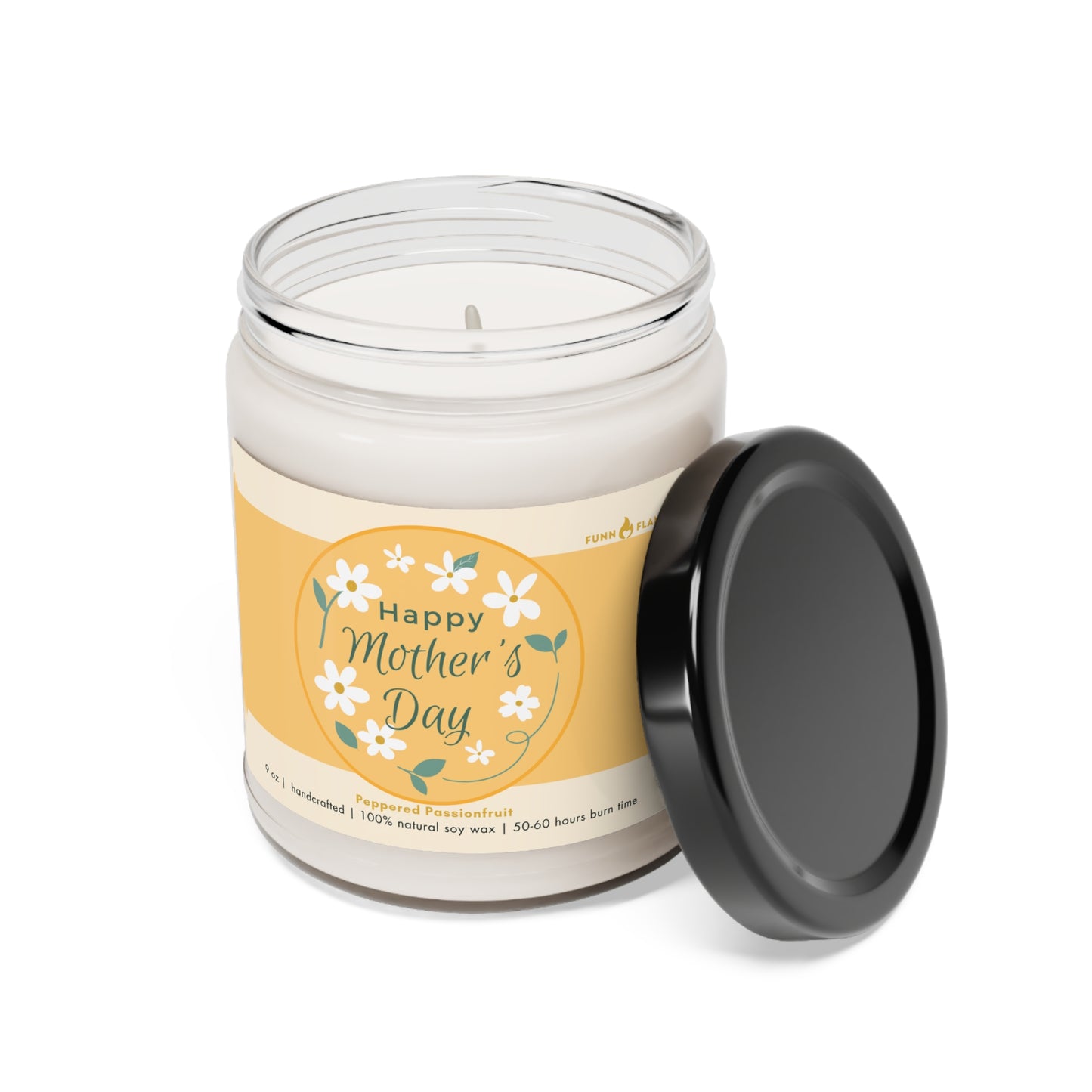 Happy Mother's Day Candle, Gift for Mom, 100% Vegan Soy Wax Scented Candle, Eco-Friendly Candle - HolidayShoppingFinds
