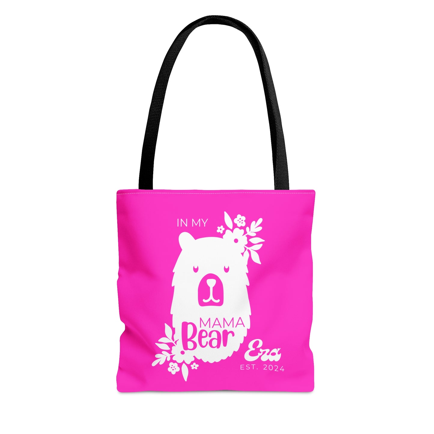 Personalized In My Mama Bear Era Tote Bag Pink, Gift For Mom Small - HolidayShoppingFinds