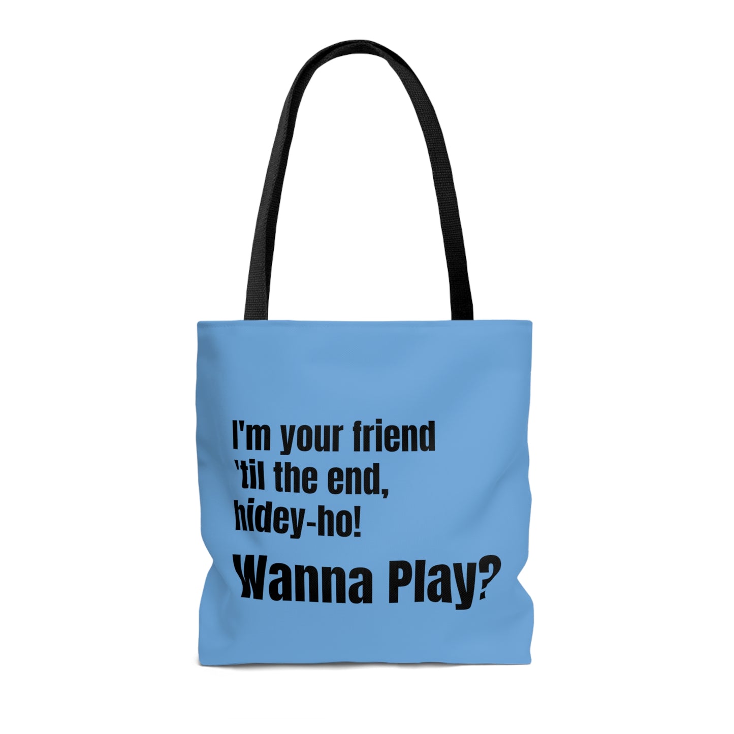 Chucky Tote Bag, Halloween Scary Doll Handbag, Horror Movie Fan Gift, Blue Trick or Treat Bag - HolidayShoppingFinds