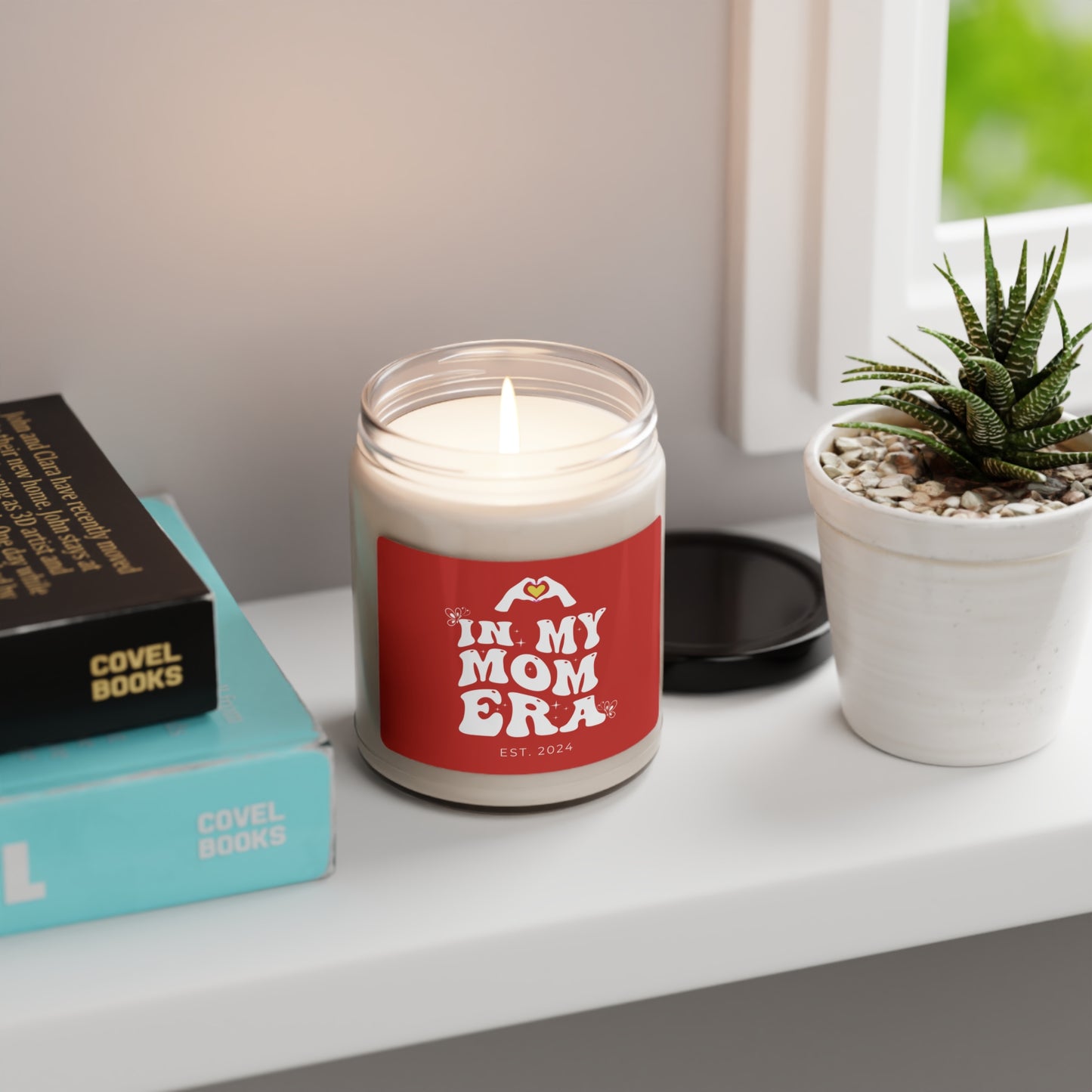 In My Mom Era Candle, Personalized Gift for Mother, Red 100% Vegan Soy Wax Scented Candle, Eco-Friendly Candle - HolidayShoppingFinds