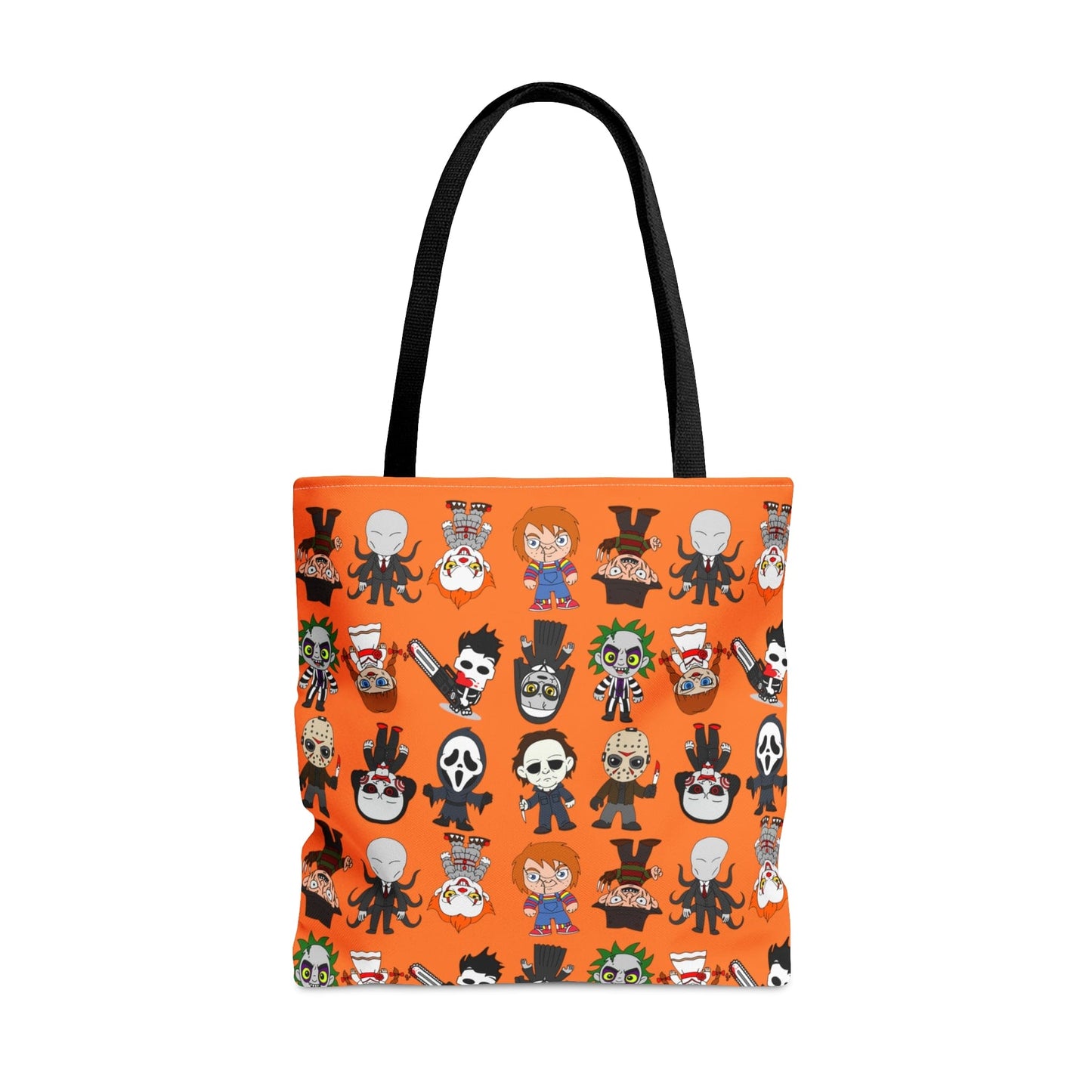 Halloween Killers Tote Bag, Horror Movie Villains Handbag, Horror Movie Fan Gift, Trick or Treat Orange Bag - HolidayShoppingFinds