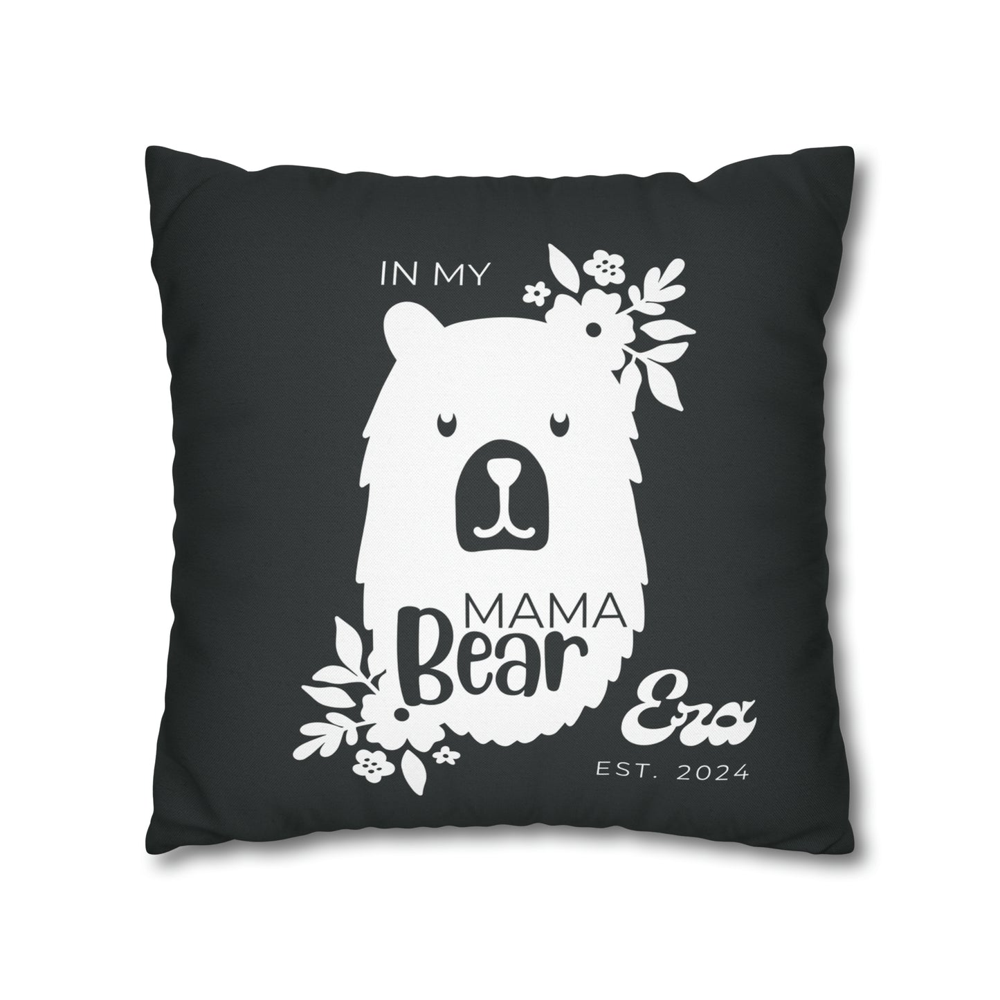 Personalized In My Mama Bear Era Pillowcase Gray, Gift For Mom - HolidayShoppingFinds