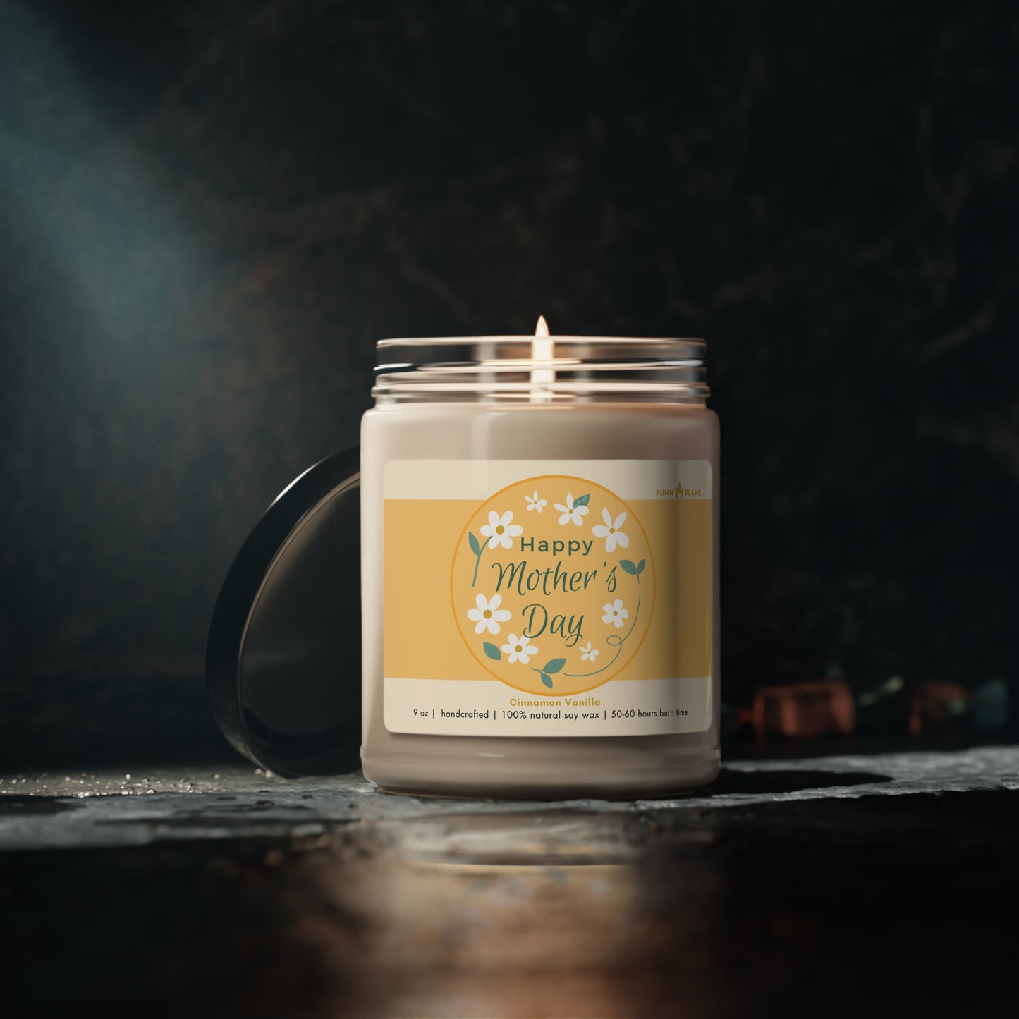 Happy Mother's Day Candle, Gift for Mom, 100% Vegan Soy Wax Scented Candle, Eco-Friendly Candle - HolidayShoppingFinds