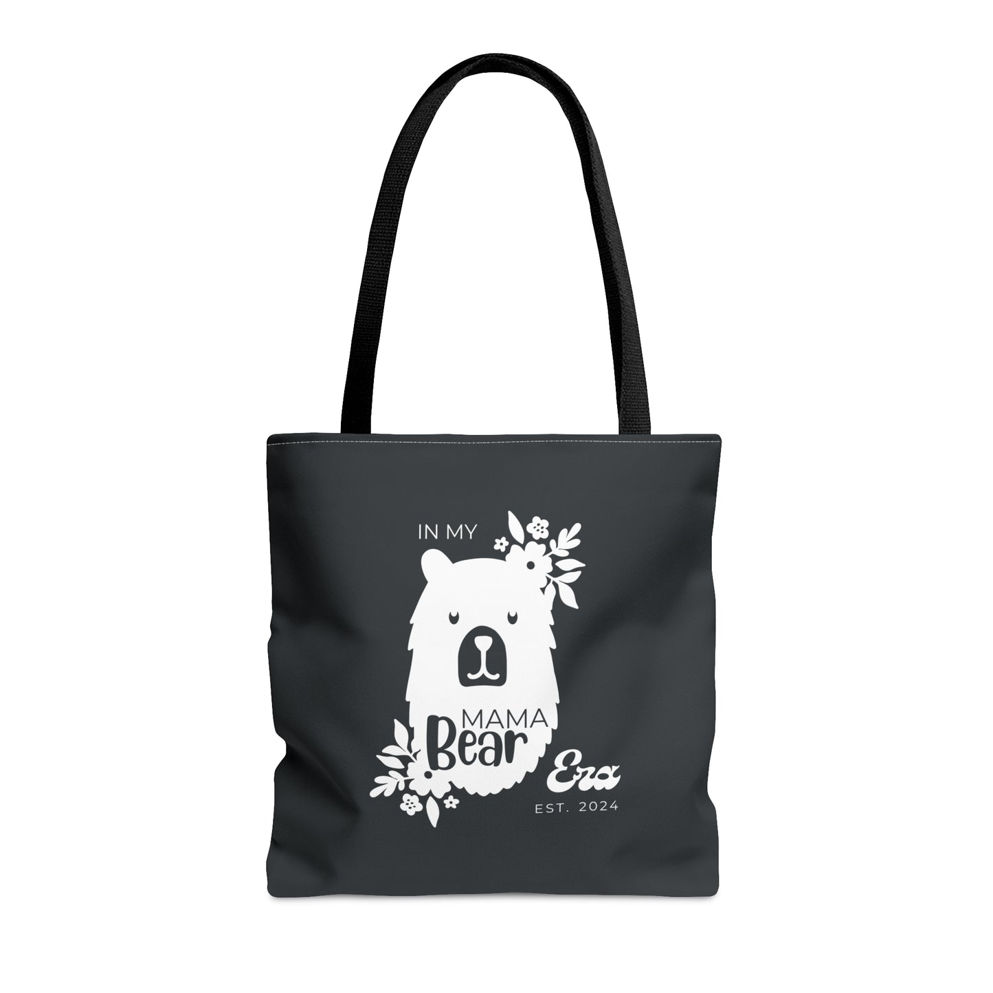 Personalized In My Mama Bear Era Tote Bag Gray Gift For Mom Medium - HolidayShoppingFinds