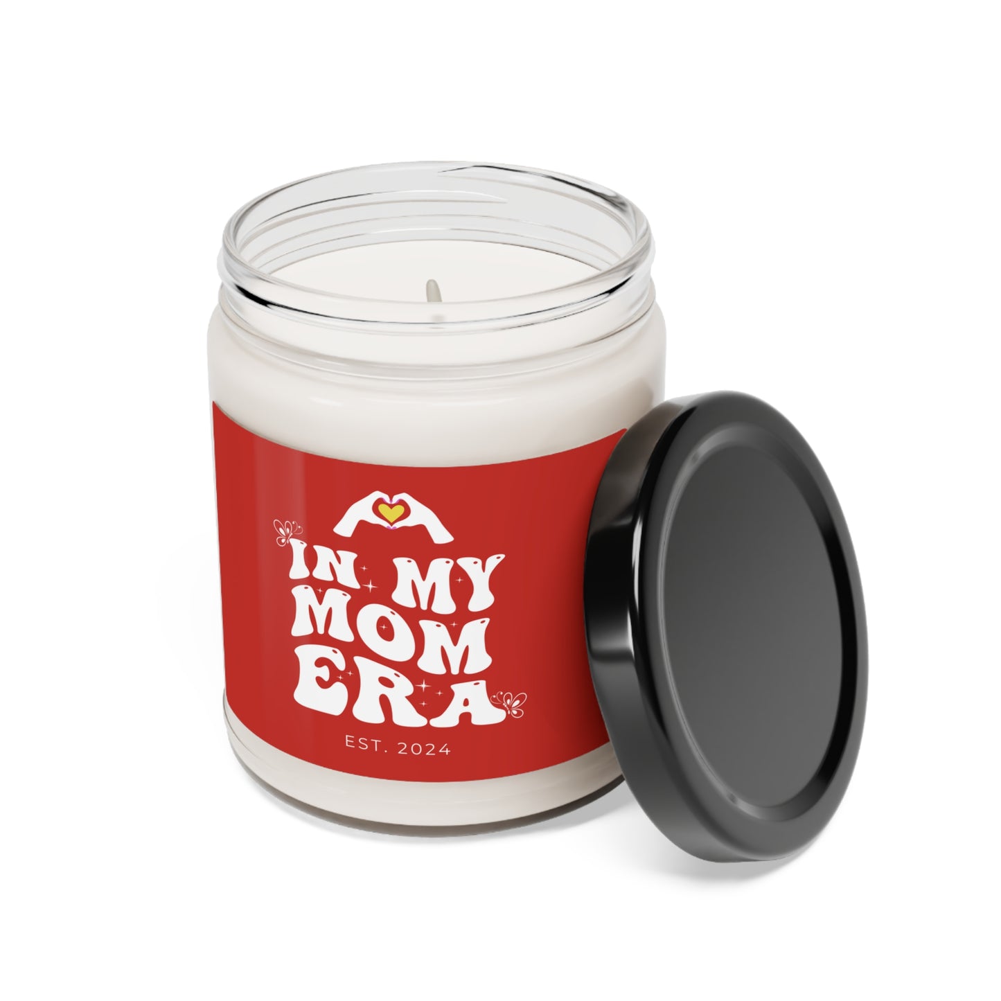 In My Mom Era Candle, Personalized Gift for Mother, Red 100% Vegan Soy Wax Scented Candle, Eco-Friendly Candle - HolidayShoppingFinds