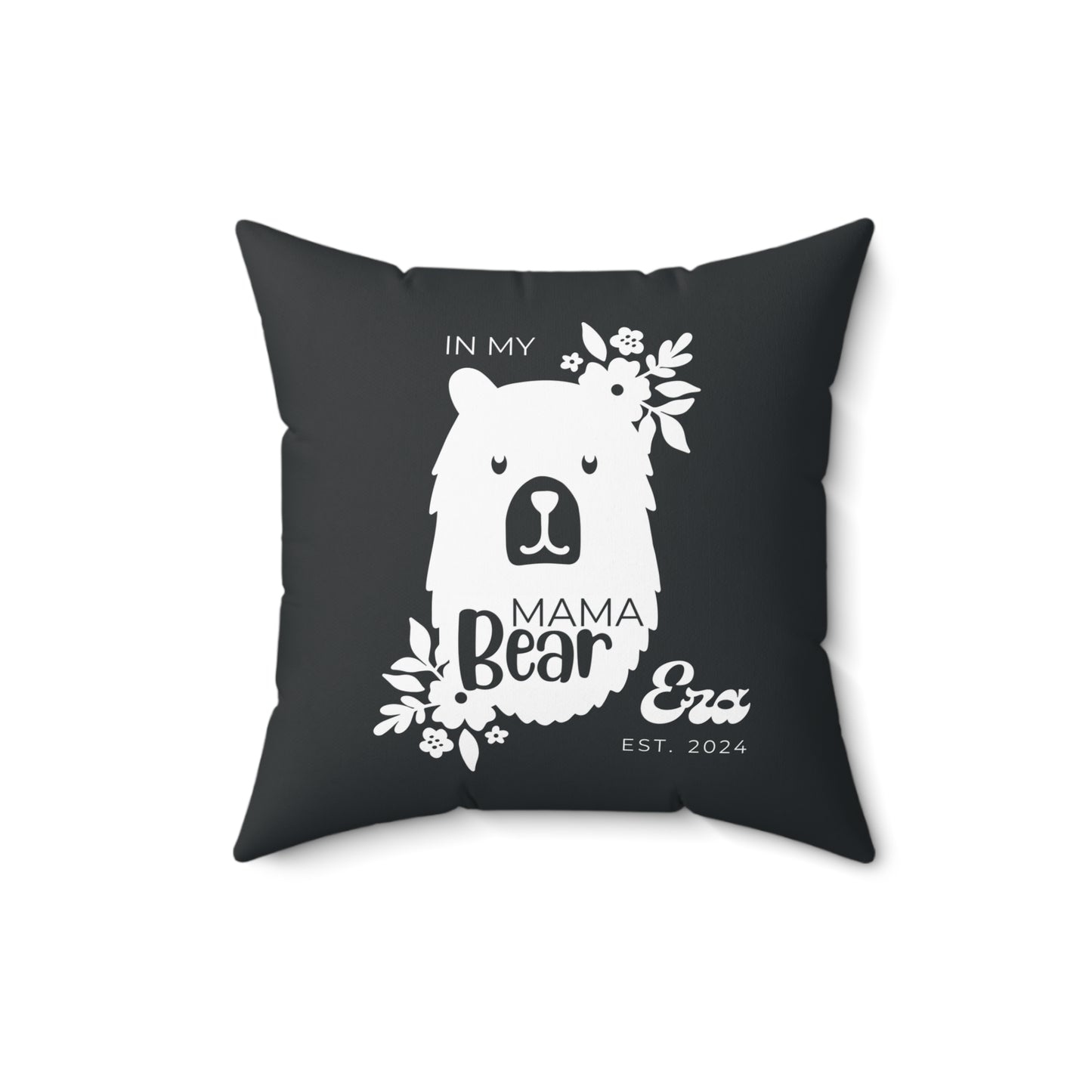 Personalized In My Mama Bear Era Pillow with Insert Beige Gift For Mom - HolidayShoppingFinds