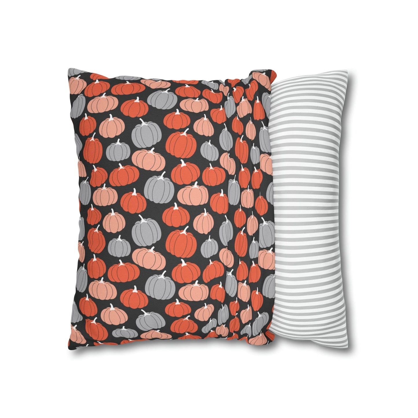 Pumpkins Square Pillow Case Throw Cover, Fall Accent Pillow - HolidayShoppingFinds