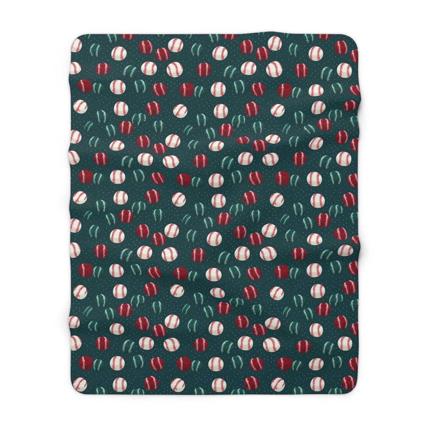 Baseball Sherpa Blanket, Baseball Fan Gift, Hardball Holiday Cozy Throw Blanket, Holiday Gift - HolidayShoppingFinds