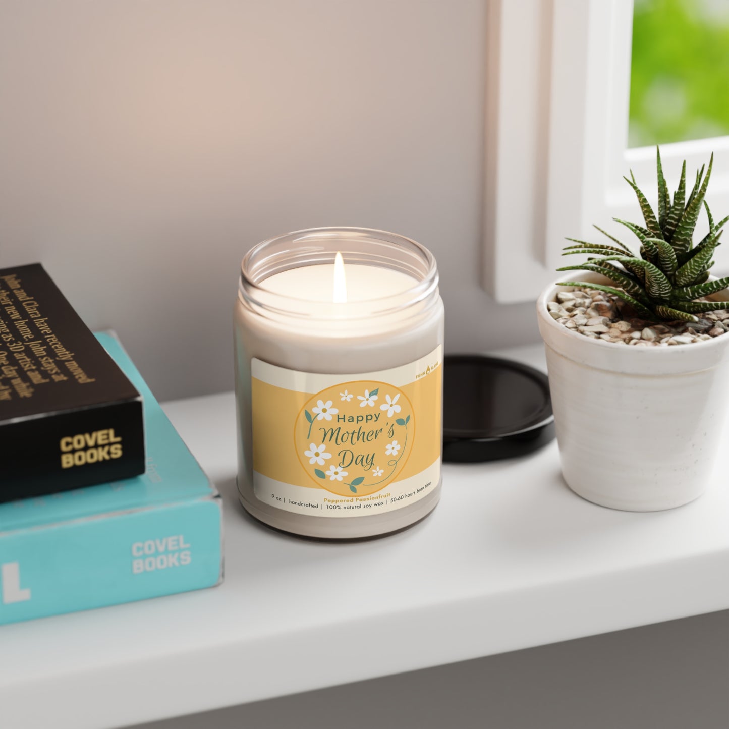 Happy Mother's Day Candle, Gift for Mom, 100% Vegan Soy Wax Scented Candle, Eco-Friendly Candle - HolidayShoppingFinds