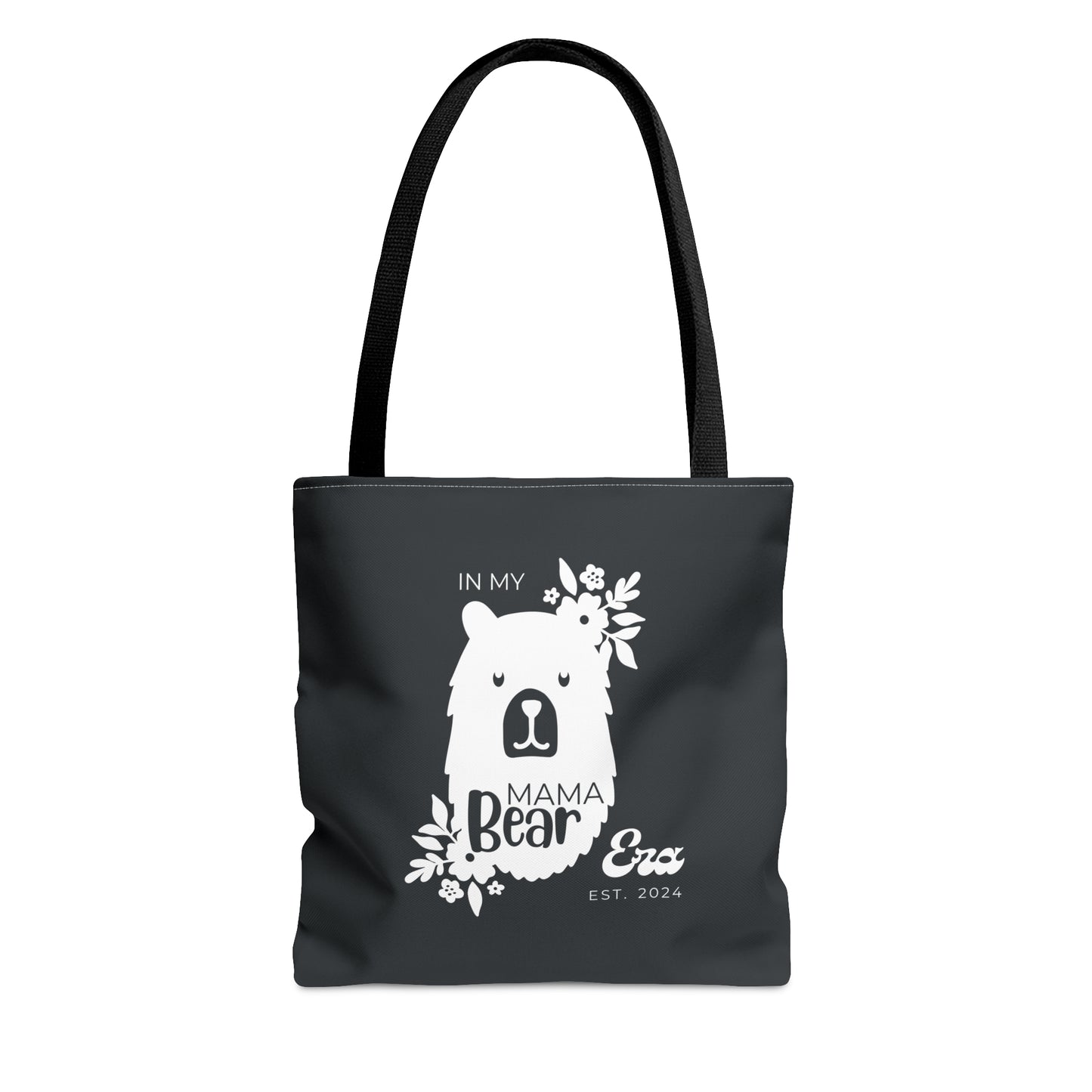 Personalized In My Mama Bear Era Tote Bag Gray Gift For Mom Small - HolidayShoppingFinds