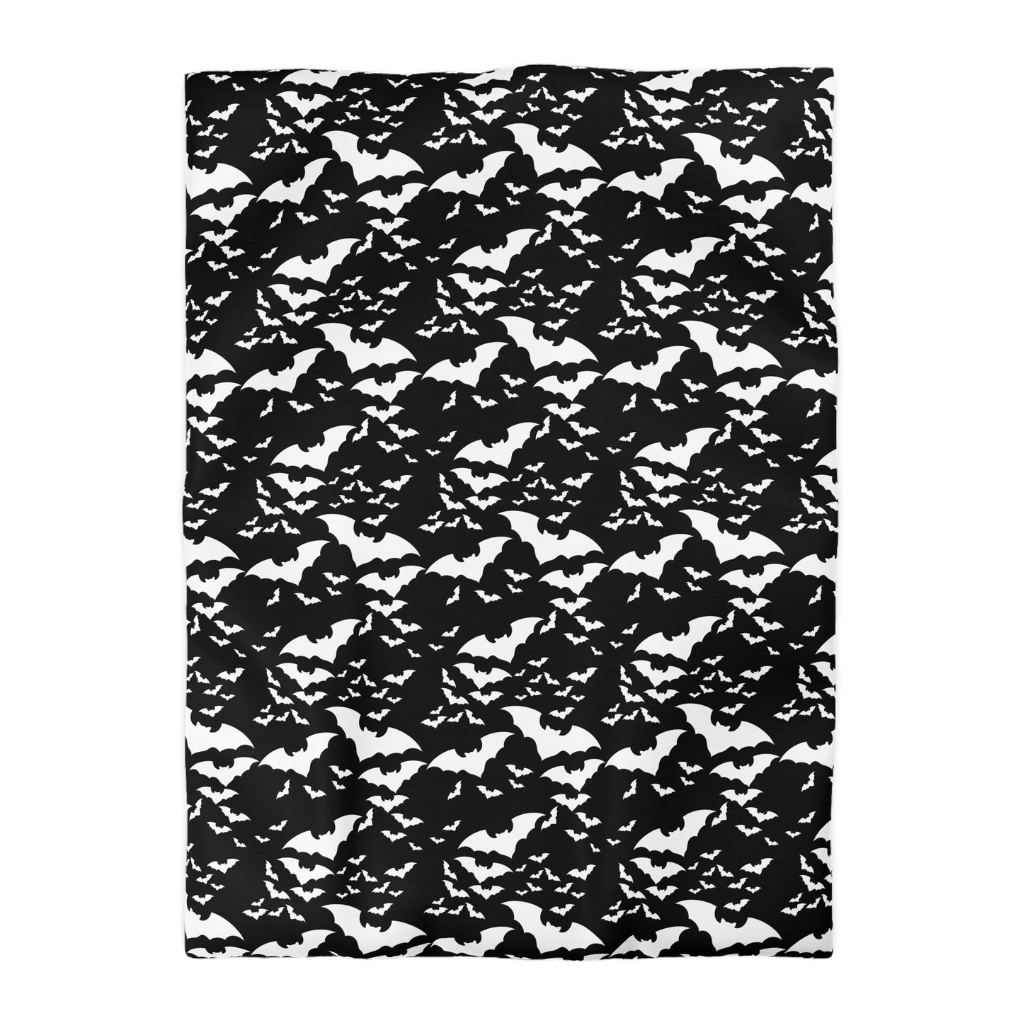 Spooky Bats Duvet Cover, Halloween Gothic Black Duvet, Twin/TwinXL/Queen/King Duvet - HolidayShoppingFinds