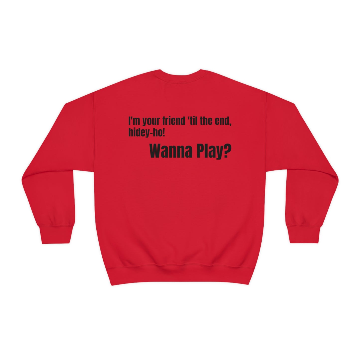 Chucky Wanna play? Halloween Unisex Sweatshirt Costume S-5XL - HolidayShoppingFinds