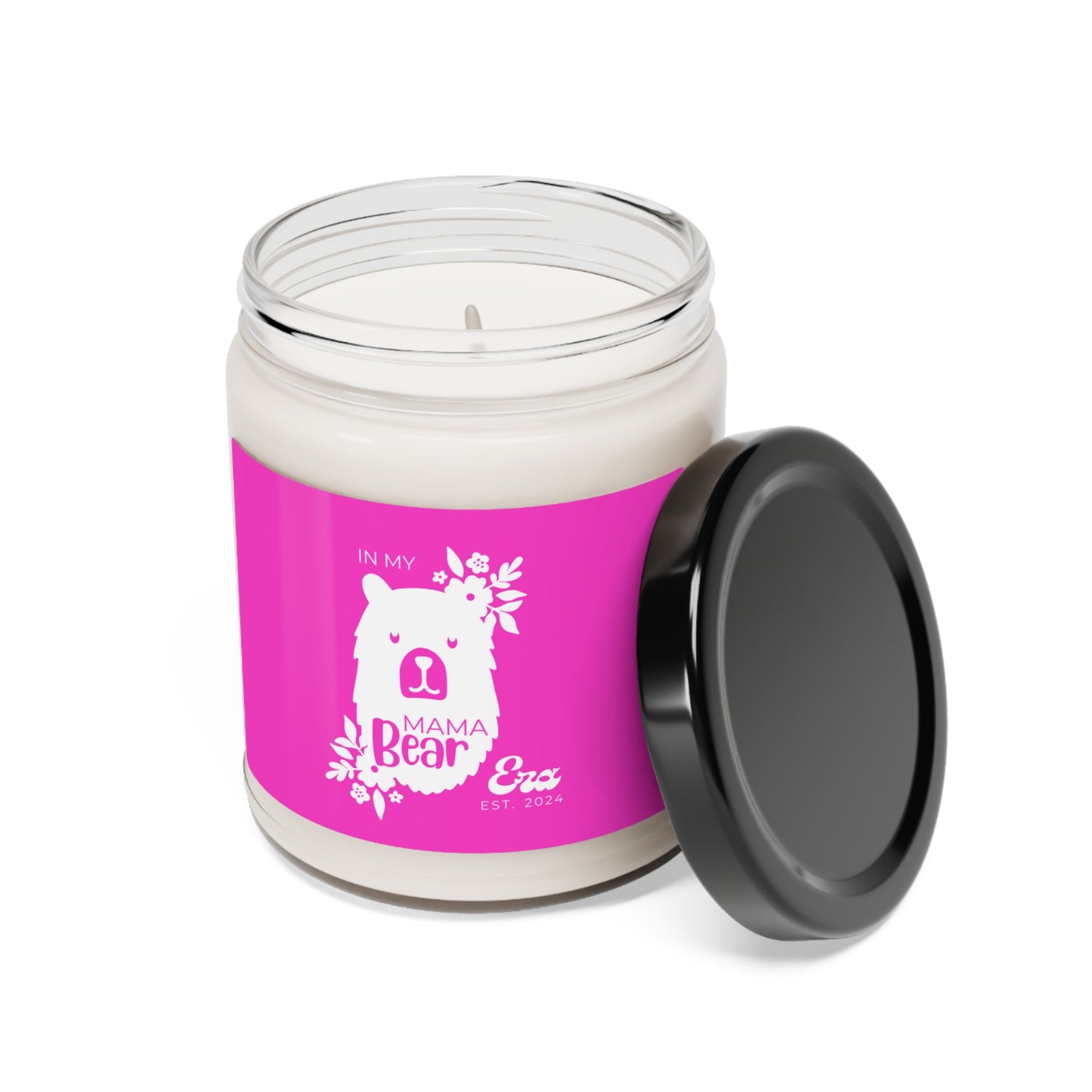 In My Mama Bear Era Candle, Personalized Gift for Mother, Pink 100% Vegan Soy Wax Scented Candle Eco-Friendly Long-Lasting Candle - HolidayShoppingFinds