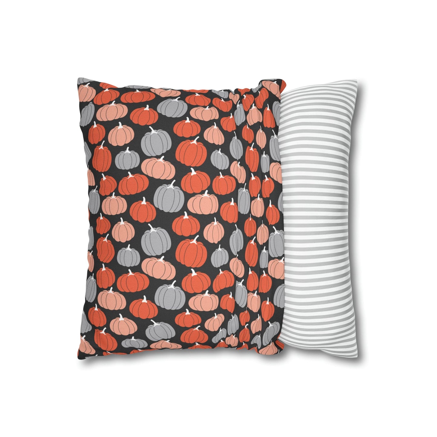 Pumpkins Square Pillow Case Throw Cover, Fall Accent Pillow - HolidayShoppingFinds