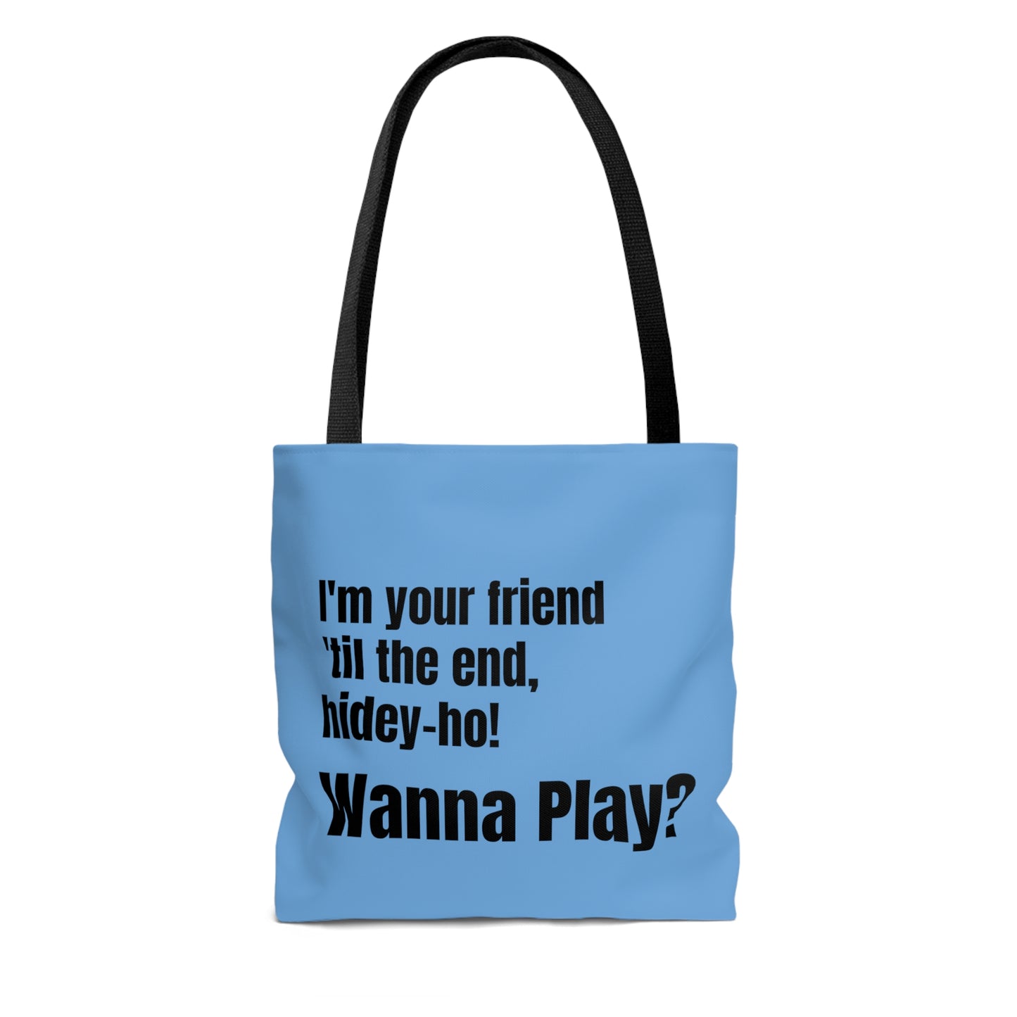 Chucky Tote Bag, Halloween Scary Doll Handbag, Horror Movie Fan Gift, Blue Trick or Treat Bag - HolidayShoppingFinds