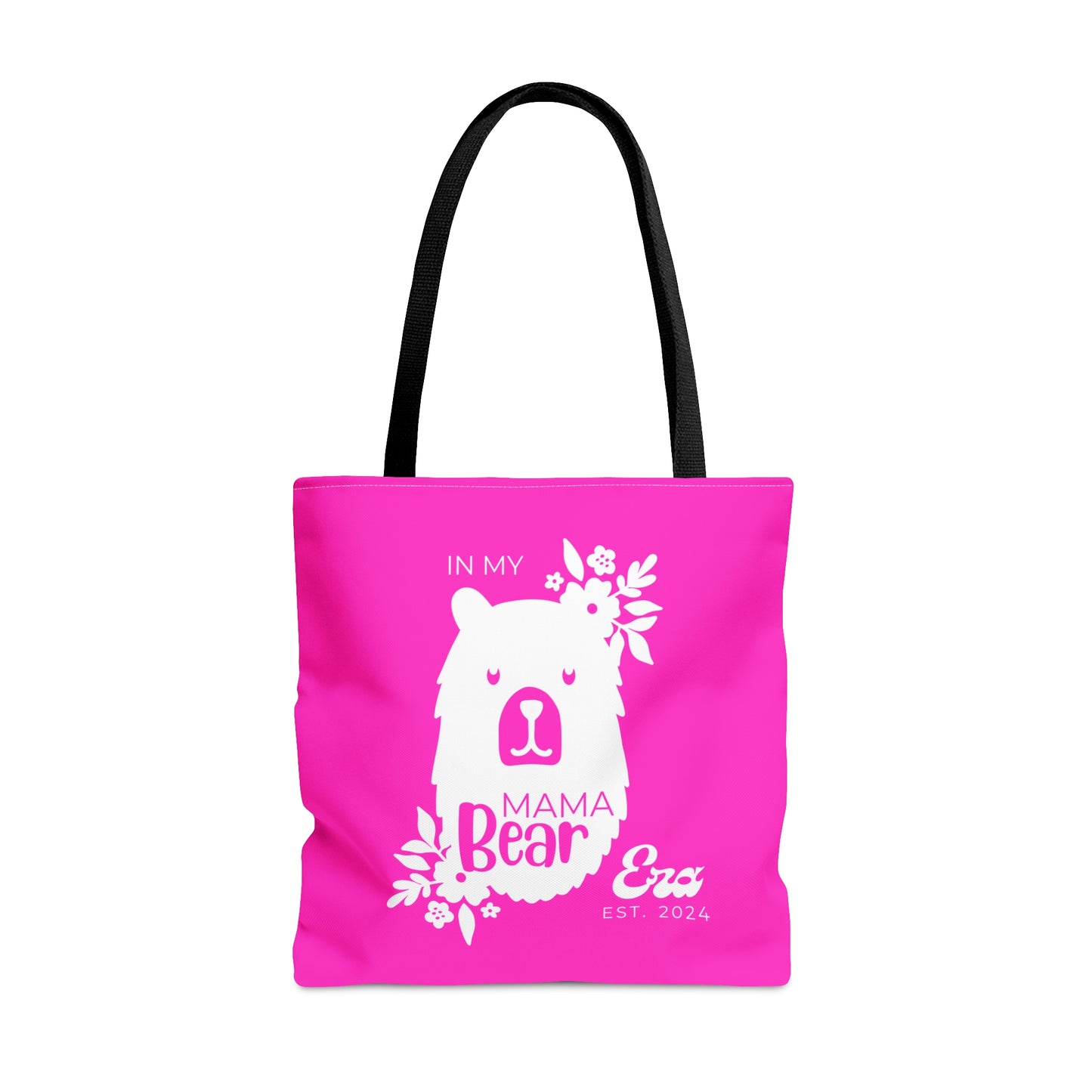 Personalized In My Mama Bear Era Tote Bag Pink, Gift For Mom Large - HolidayShoppingFinds