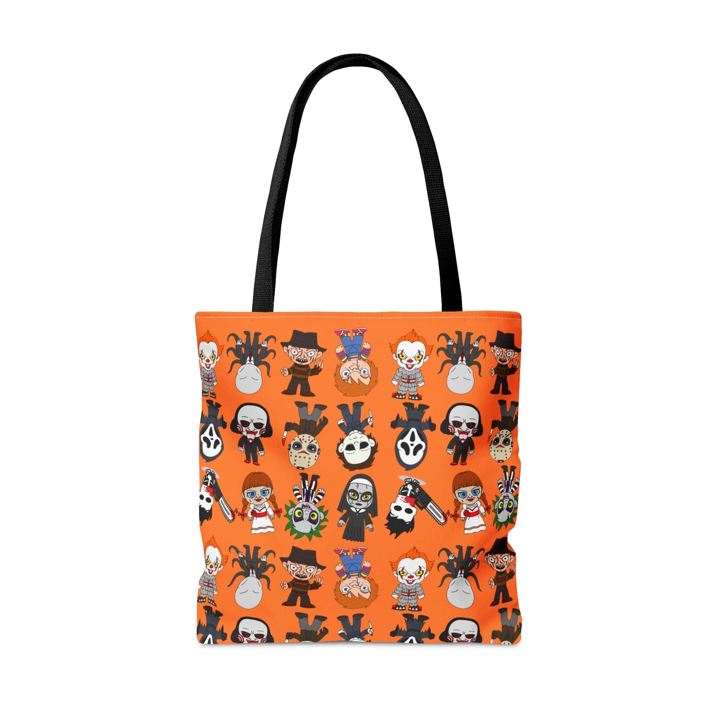 Halloween Killers Tote Bag, Horror Movie Villains Handbag, Horror Movie Fan Gift, Trick or Treat Orange Bag - HolidayShoppingFinds