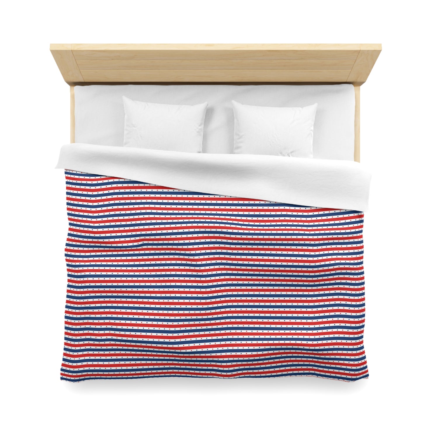 Patriotic Duvet Cover, Stars & Stripes American Flag Duvet Twin/TwinXL/Queen/King Veterans 4th of July Memorial Day Bedding Decor King White - HolidayShoppingFinds