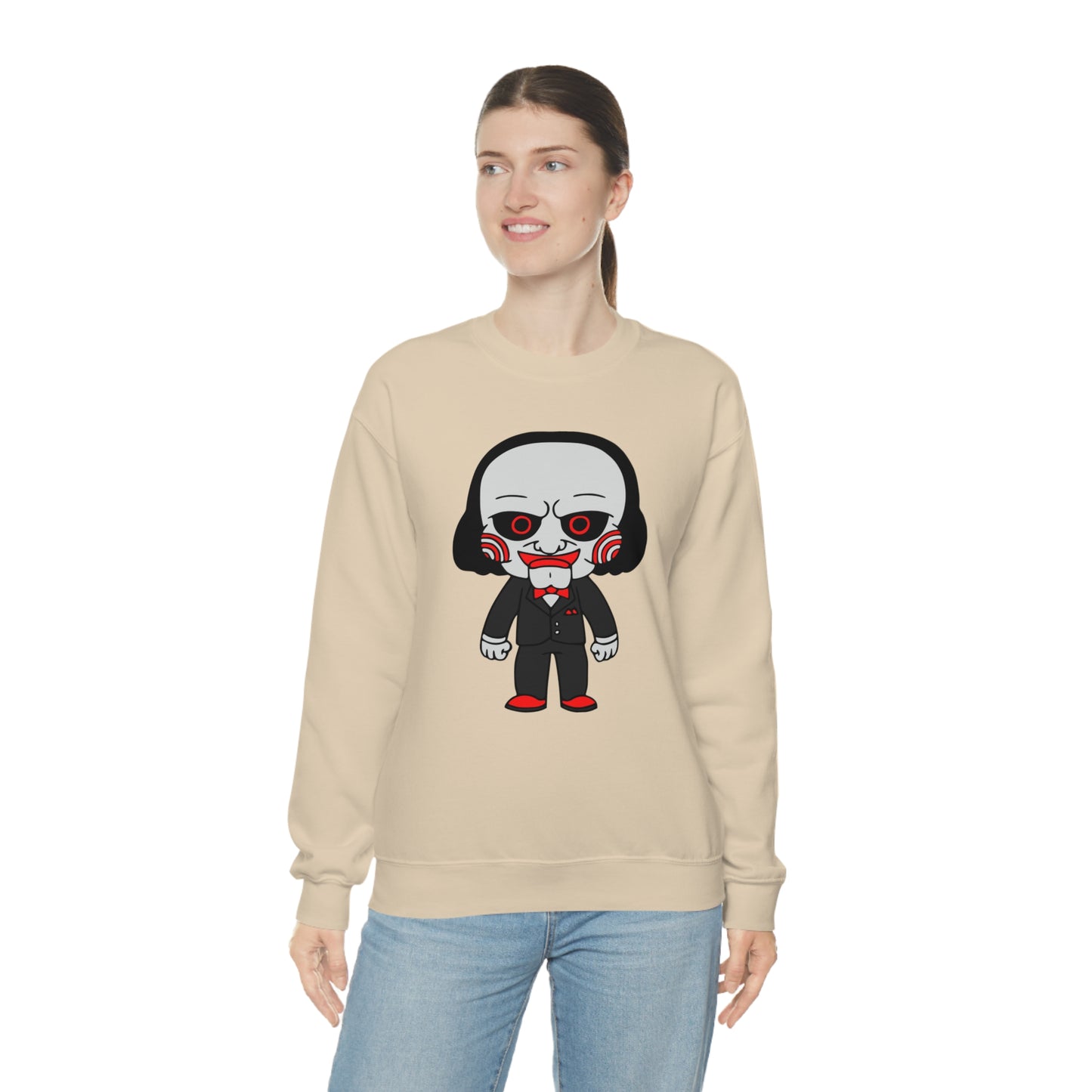 Saw Jigsaw's "Trick ot Treat, But Choose Wisely" Halloween Unisex Sweatshirt S-5XL - HolidayShoppingFinds