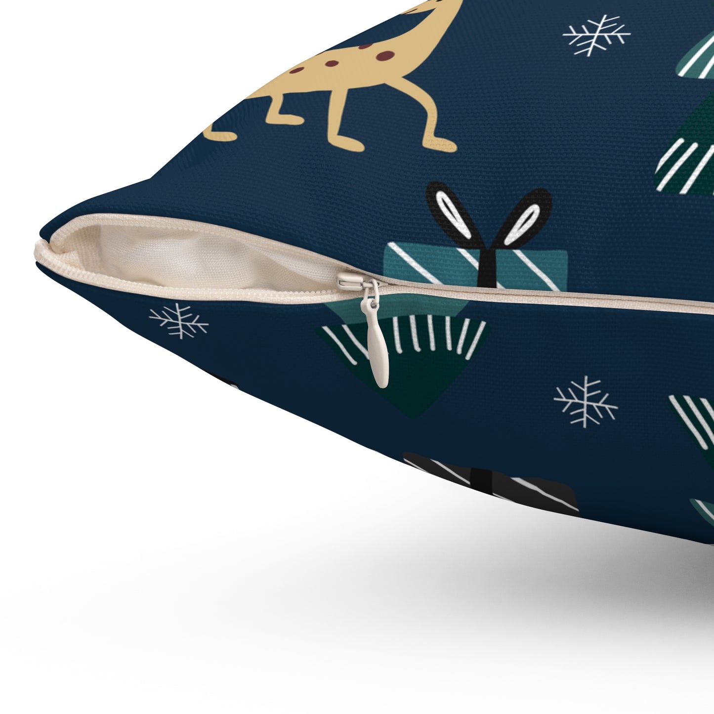 Santa Snowman Deer Pillow, Christmas Holiday Accent Pillow, Holiday Gift (Insert Incl.) - HolidayShoppingFinds