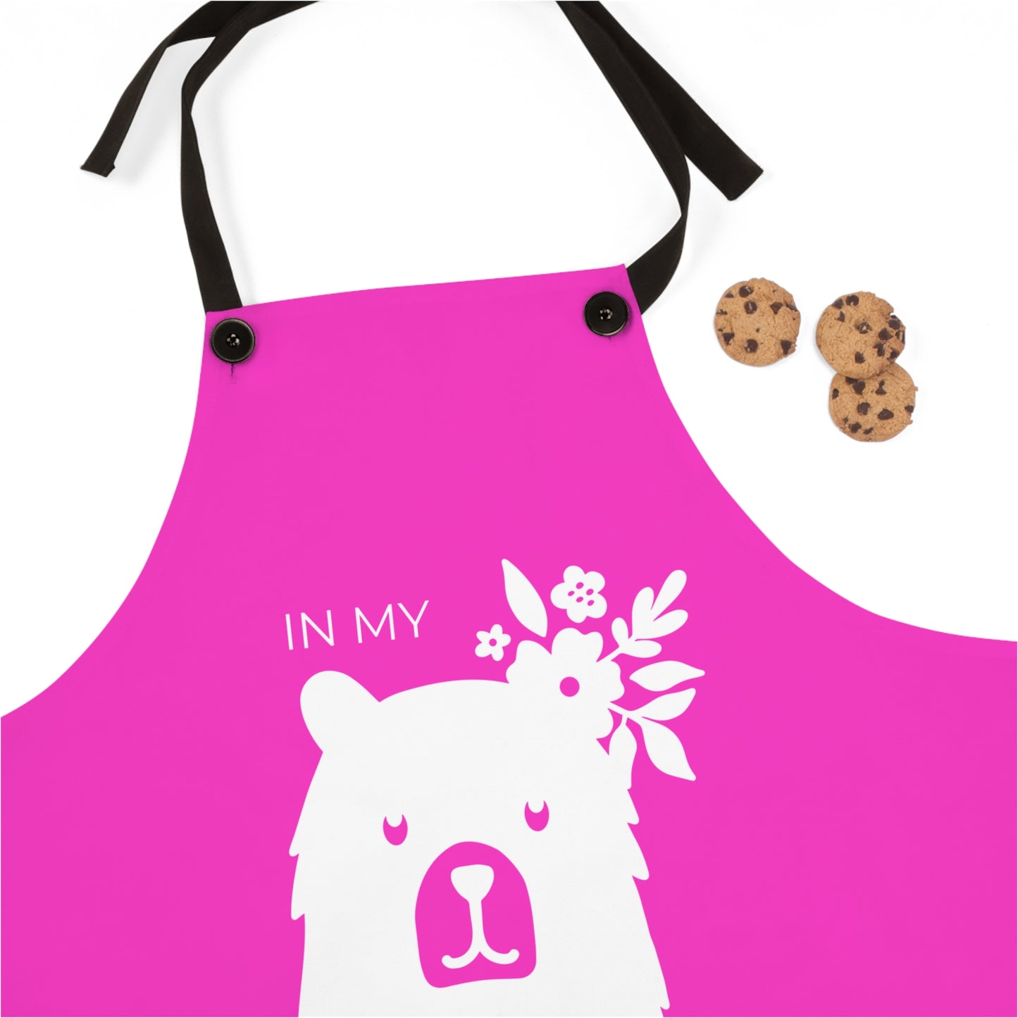 Personalized Mama Bear Era Apron, Mom Chef Apron Pink, Gift for Moms C - HolidayShoppingFinds