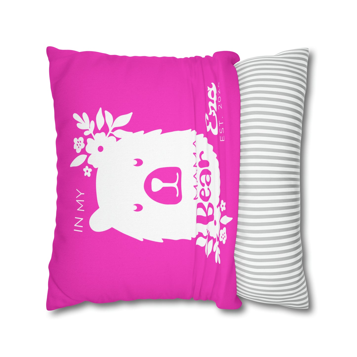 Personalized In My Mama Bear Era Pillowcase Pink, Gift For Mom - HolidayShoppingFinds