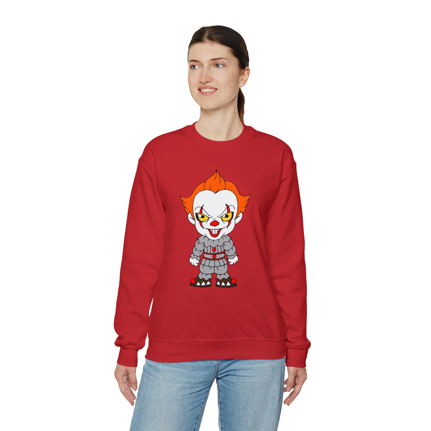 IT Pennywise Sweatshirt, Halloween Sweatshirt Pennywise Costume Outfit - HolidayShoppingFinds