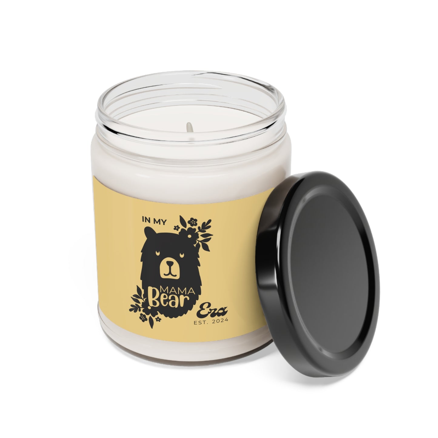 In My Mama Bear Era Candle, Personalized Gift for Mother Yellow 100% Vegan Soy Wax Scented Candle Eco-Friendly Long-Lasting Candle - HolidayShoppingFinds