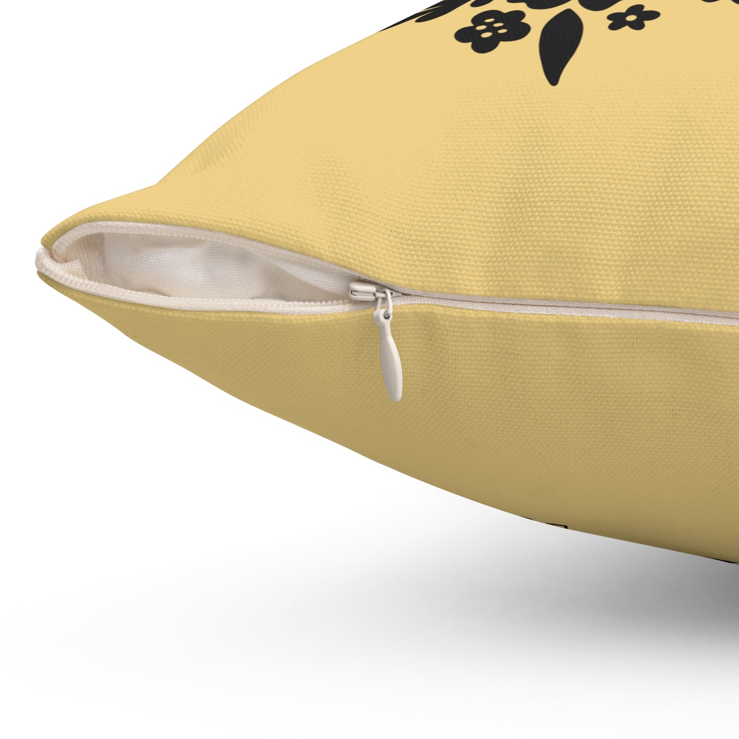 Personalized In My Mama Bear Era Pillow with Insert Buttery Yellow Gift For Mom - HolidayShoppingFinds
