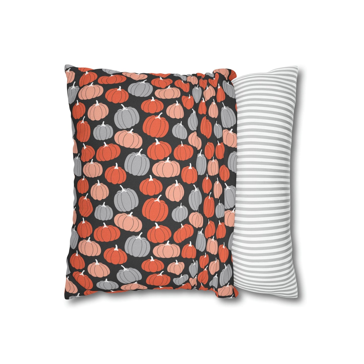 Pumpkins Square Pillow Case Throw Cover, Fall Accent Pillow - HolidayShoppingFinds