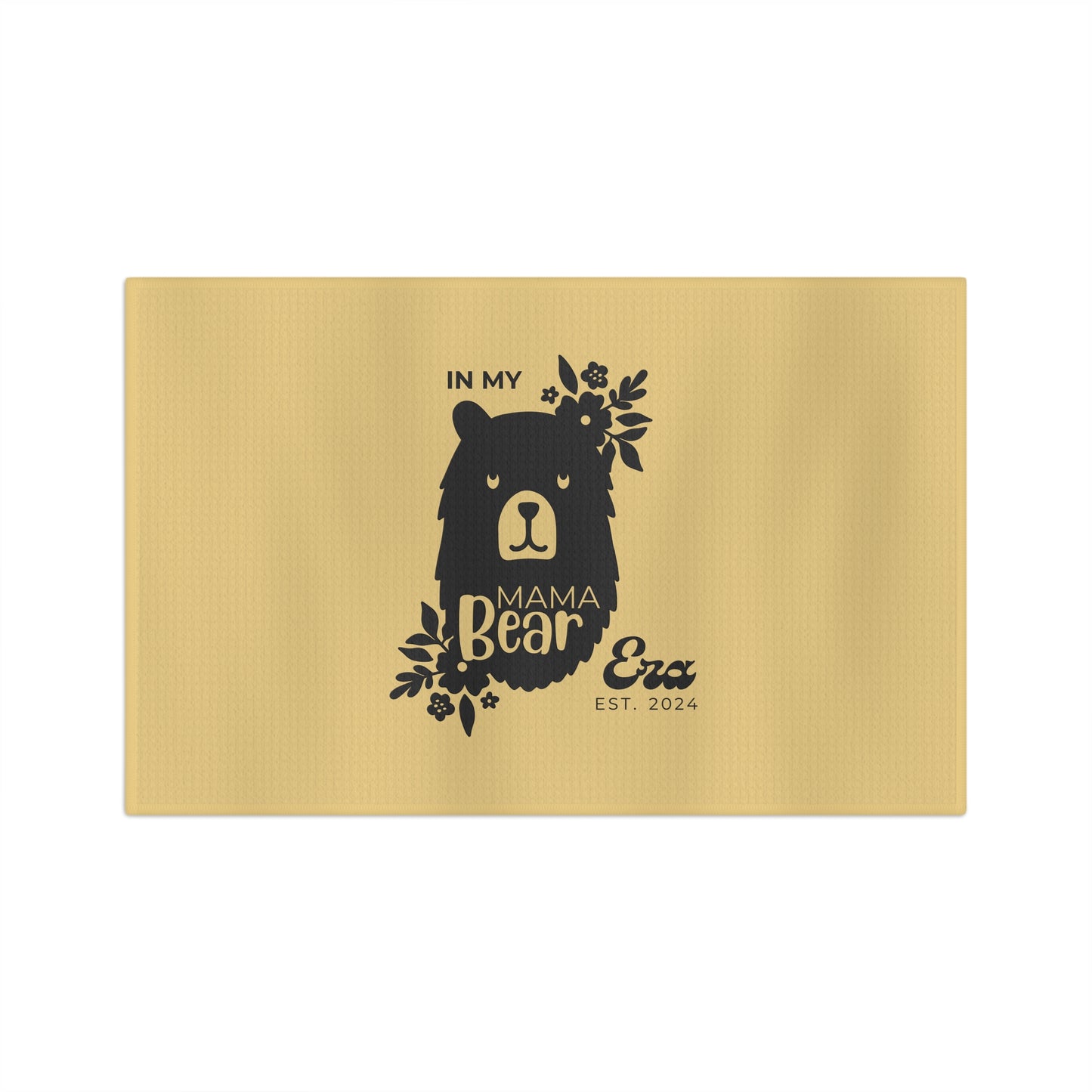 Personalized Mama Bear Kitchen Towel Grey, Custom Towel, Gift For Mom 16'' × 25'' - HolidayShoppingFinds