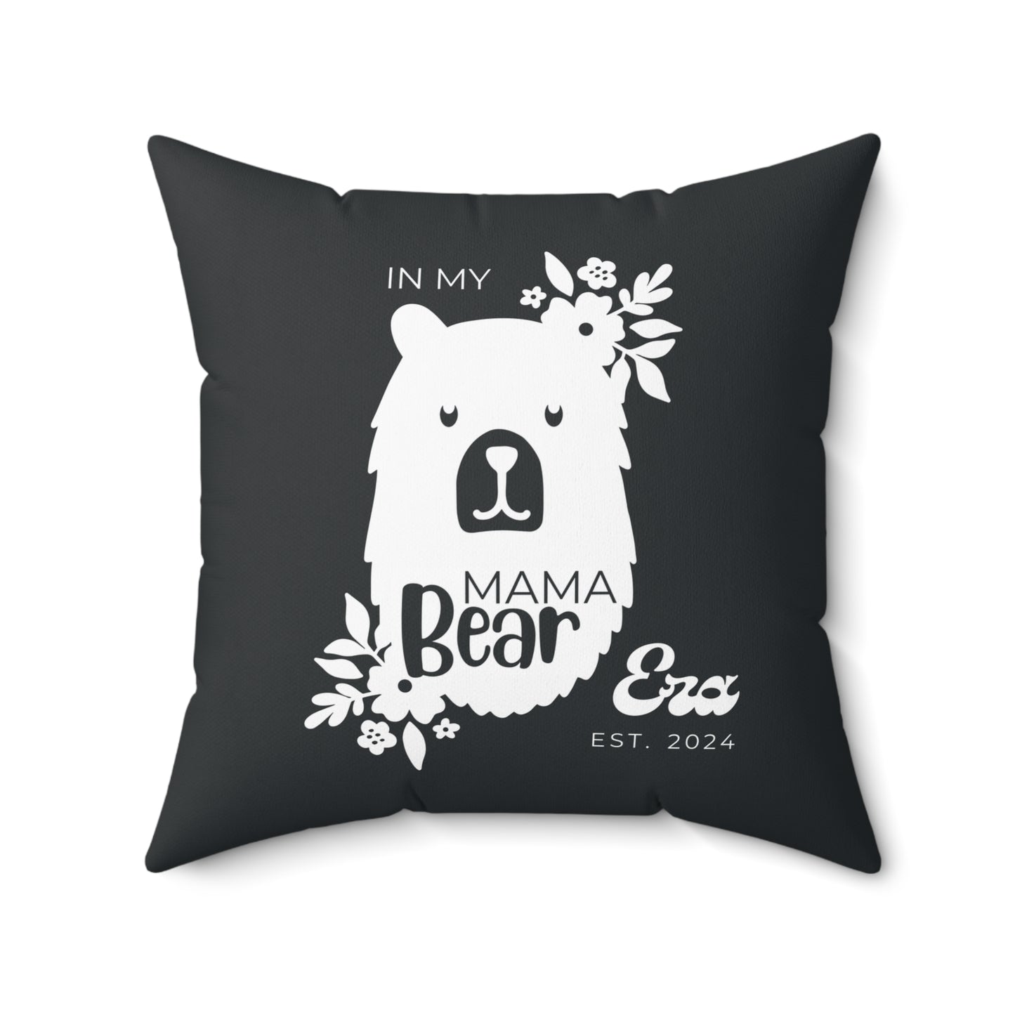 Personalized In My Mama Bear Era Pillow with Insert Beige Gift For Mom - HolidayShoppingFinds