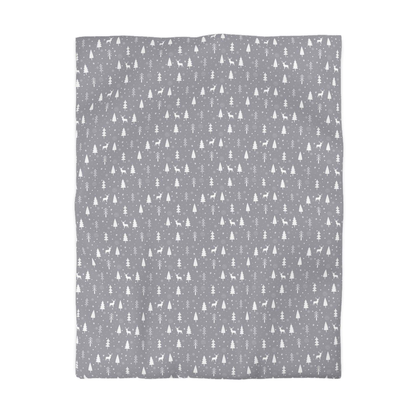 Christmas Duvet Cover, Holiday Reindeer Bedding Winter Wonderland Twin/TwinXL/Queen/King Duvet - HolidayShoppingFinds