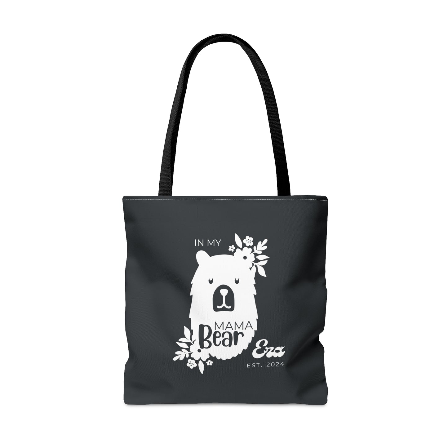 Personalized In My Mama Bear Era Tote Bag Gray Gift For Mom - HolidayShoppingFinds