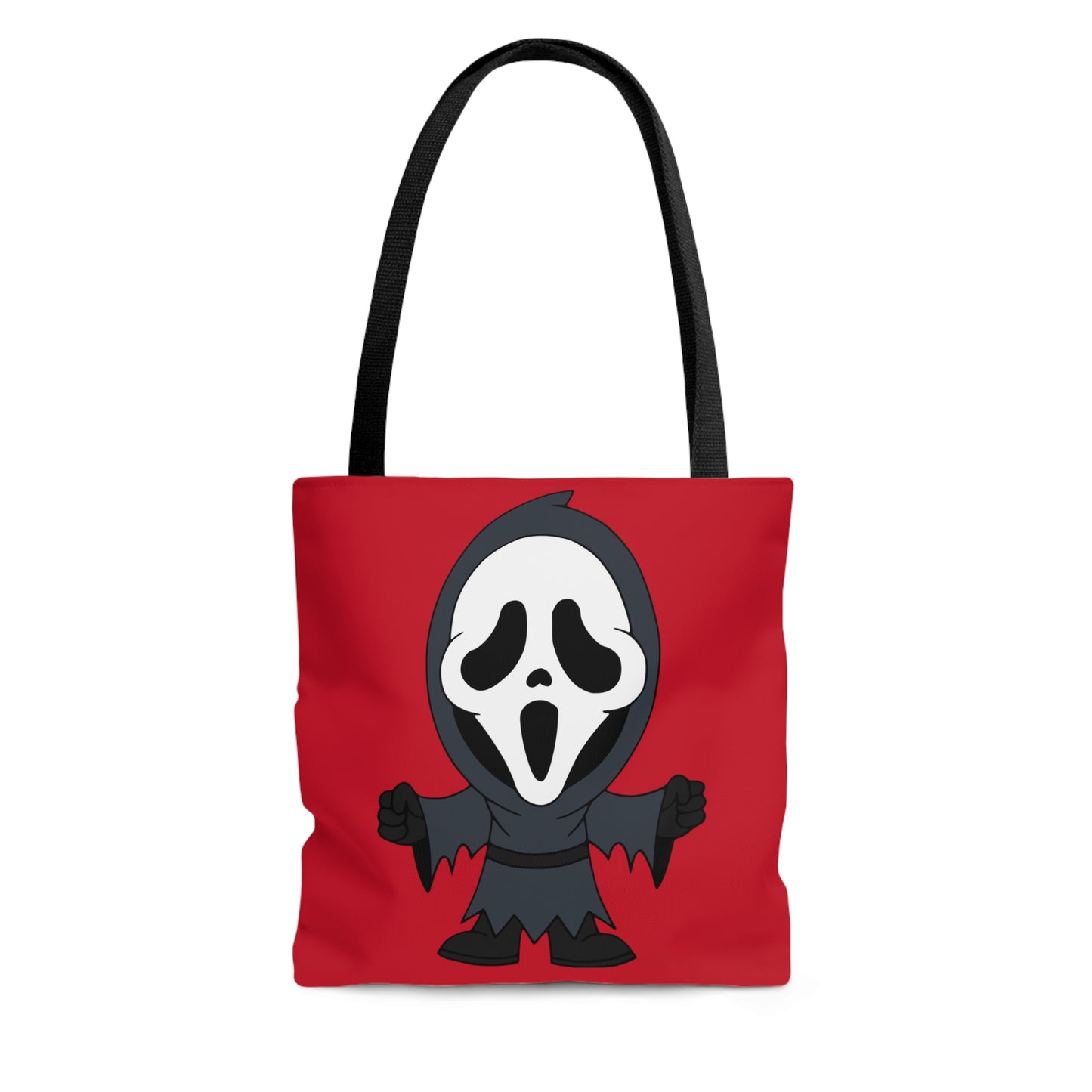 Ghostface Scream Tote Bag, Halloween Red Handbag, Horror Movie Fan Gift, Trick or Treat Bag Small - HolidayShoppingFinds