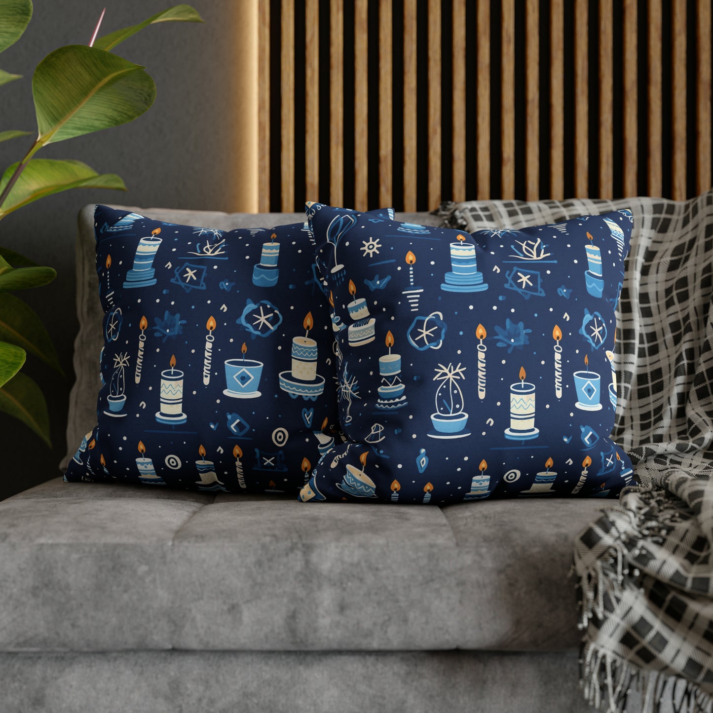 Hanukkah Pillowcase, Pillow Case, Festive Pillow Cover - HolidayShoppingFinds