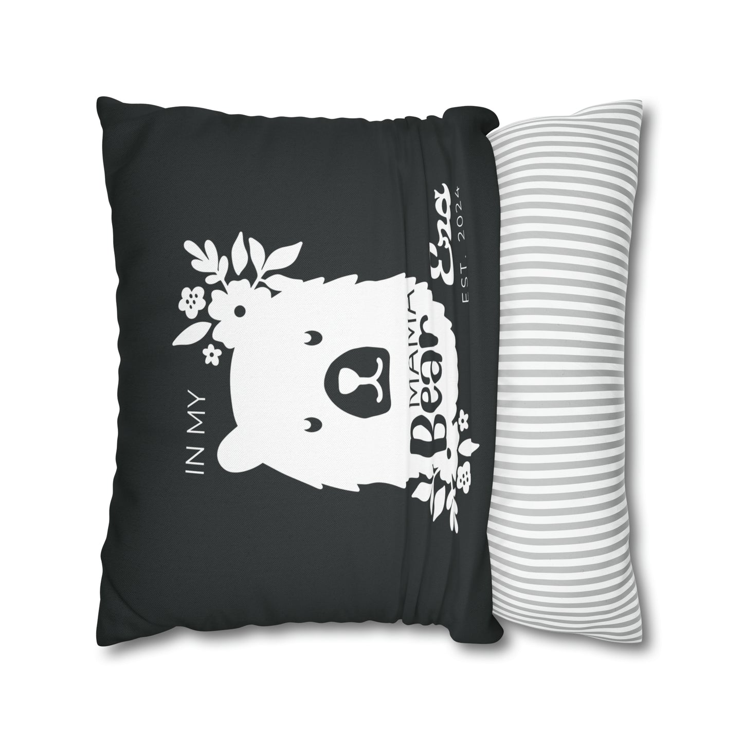Personalized In My Mama Bear Era Pillowcase Gray, Gift For Mom - HolidayShoppingFinds