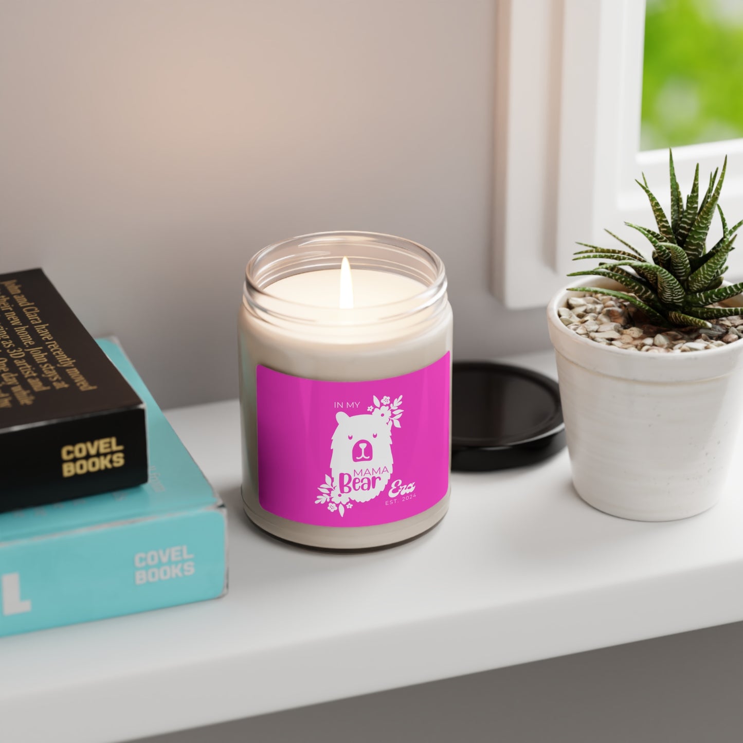 In My Mama Bear Era Candle, Personalized Gift for Mother, Pink 100% Vegan Soy Wax Scented Candle Eco-Friendly Long-Lasting Candle - HolidayShoppingFinds