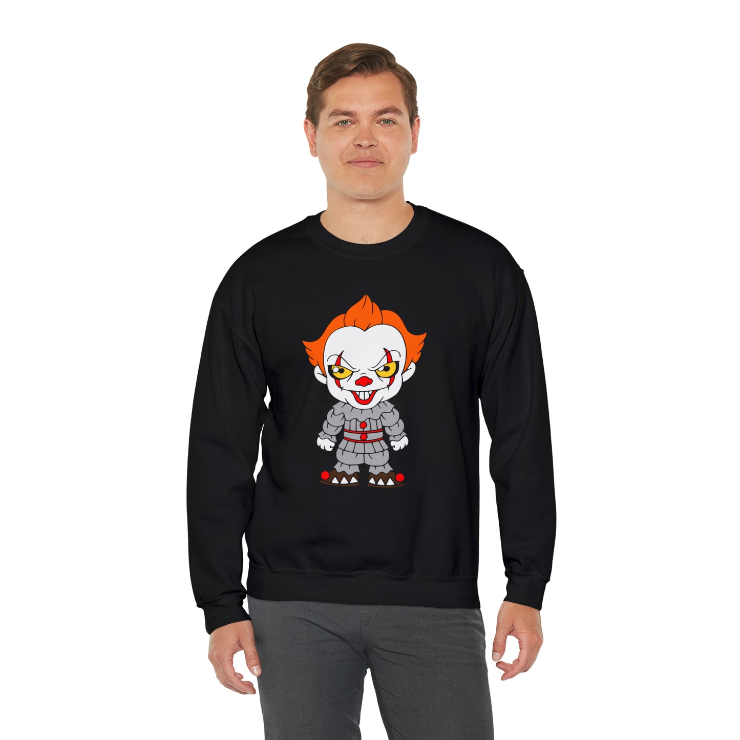 IT Pennywise Sweatshirt, Halloween Sweatshirt Pennywise Costume Outfit - HolidayShoppingFinds