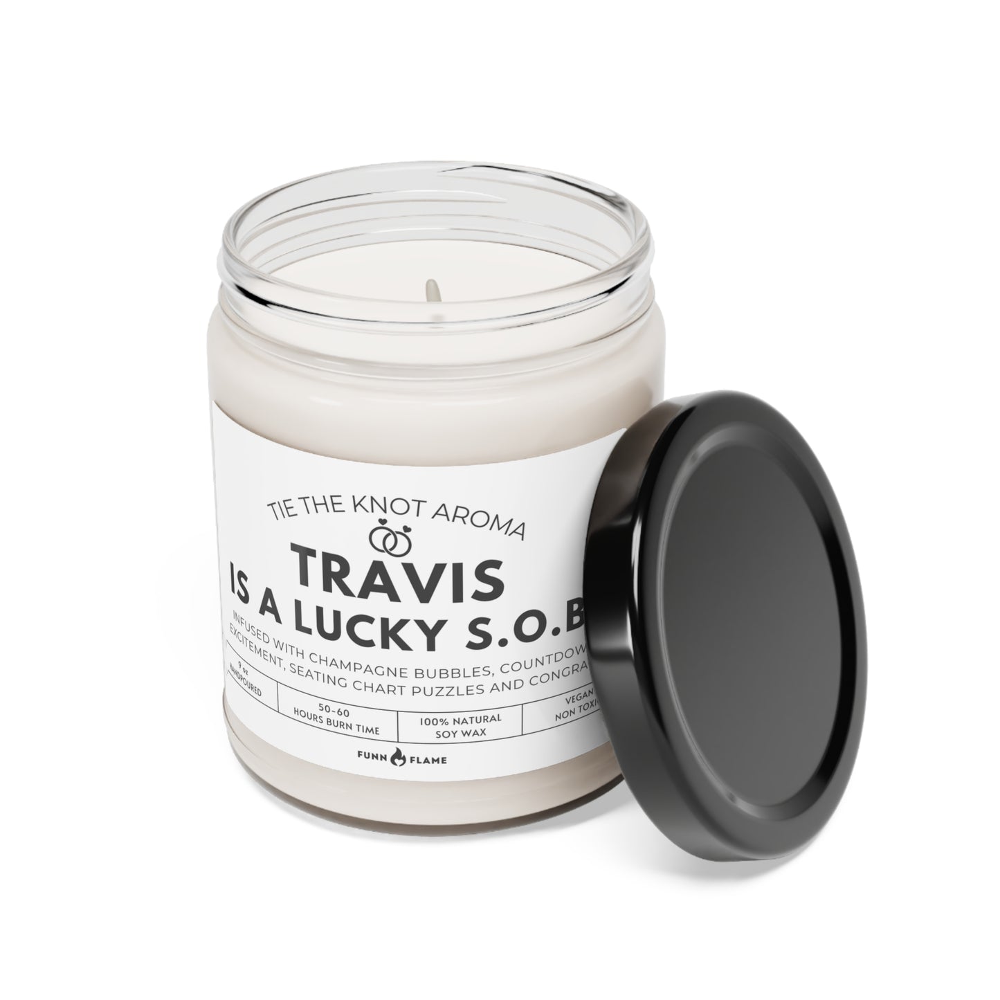 Lucky S.O.B. Candle Funny Bachelor Bachelorette Party Bridal Gift (W) 100% Vegan Soy Wax Candle Eco-Friendly Long-Lasting Candle - HolidayShoppingFinds