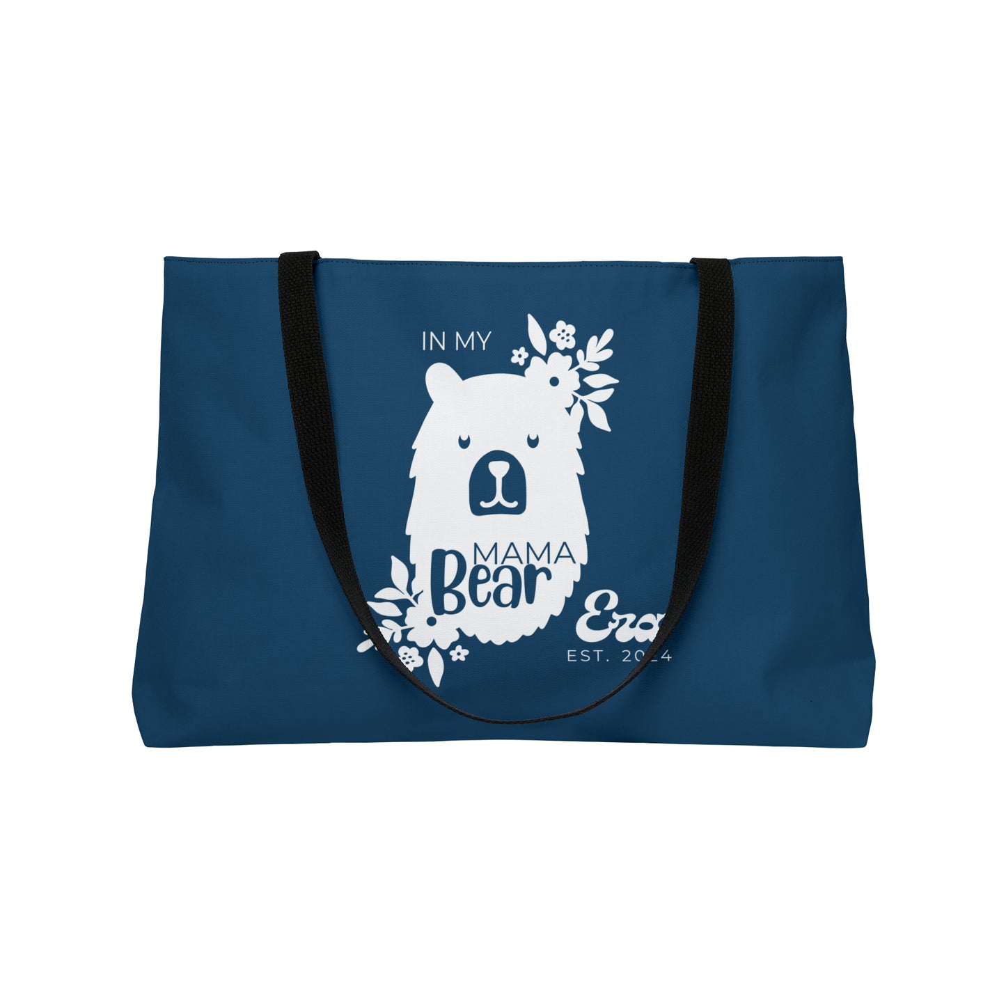 Personalized In My Mama Bear Era Weekender Tote Bag Blue, Gift for Mom - HolidayShoppingFinds