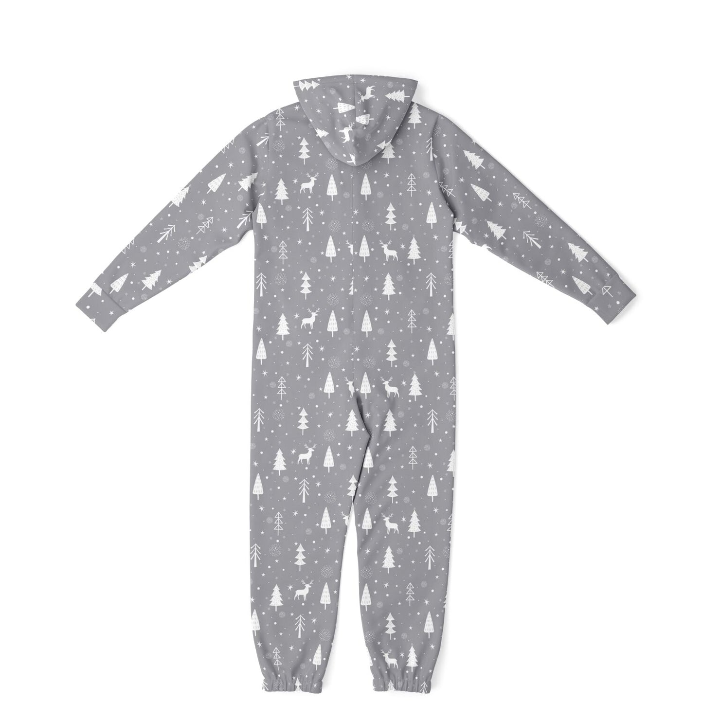 Gray Winter's Tale Jumpsuit Adult Onesie Gender-Neutral Athletic PJs - HolidayShoppingFinds