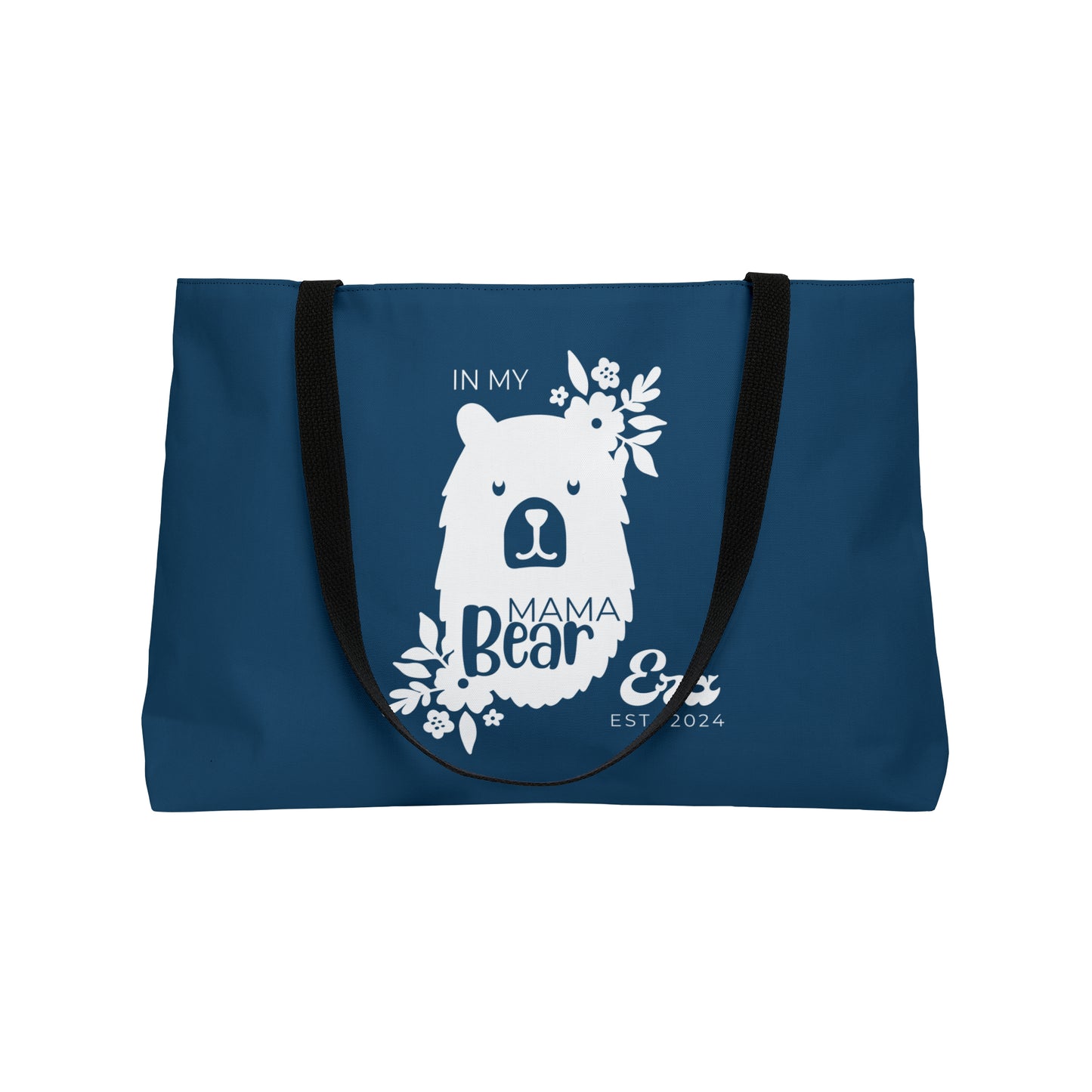 Personalized In My Mama Bear Era Weekender Tote Bag Blue, Gift for Mom - HolidayShoppingFinds