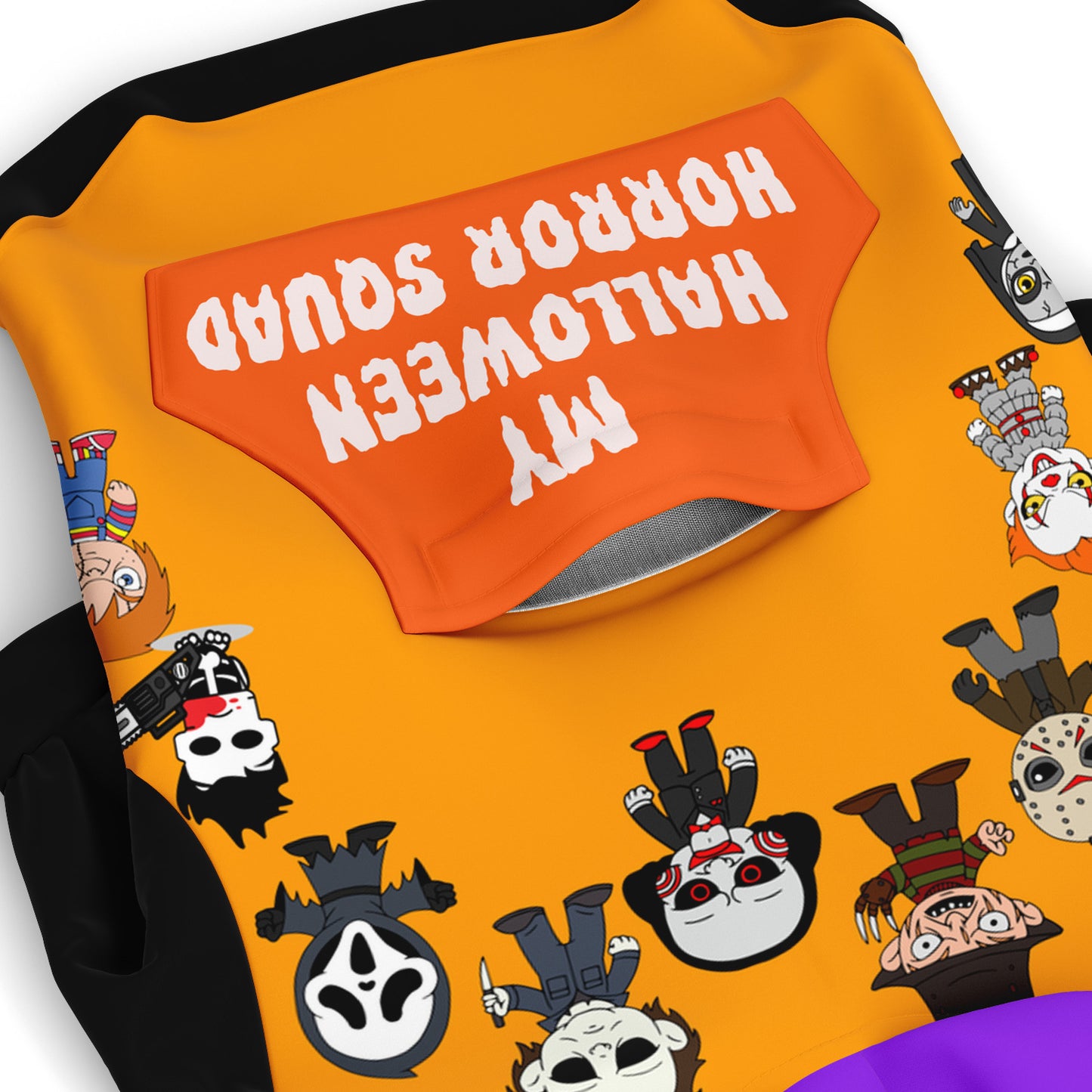 Halloween Killers Dog Hoodie, Halloween Costume Zip-up Pet Hoodie Sweater - HolidayShoppingFinds