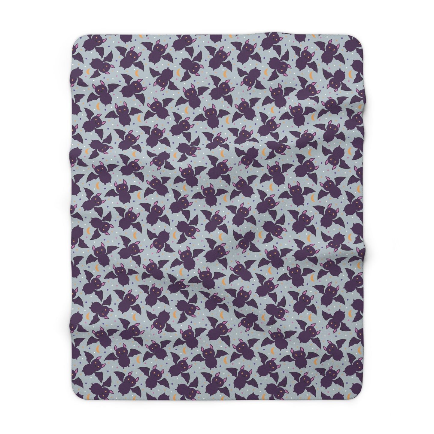 Bats Sherpa Fleece Blanket, Halloween Throw Blanket Spooky Bat Blanket - HolidayShoppingFinds