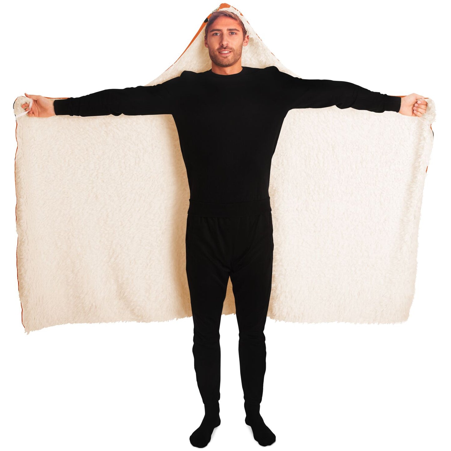 Halloween Killers Hooded Blanket "Sweet Dreams Not Guaranteed!"- Orange - HolidayShoppingFinds