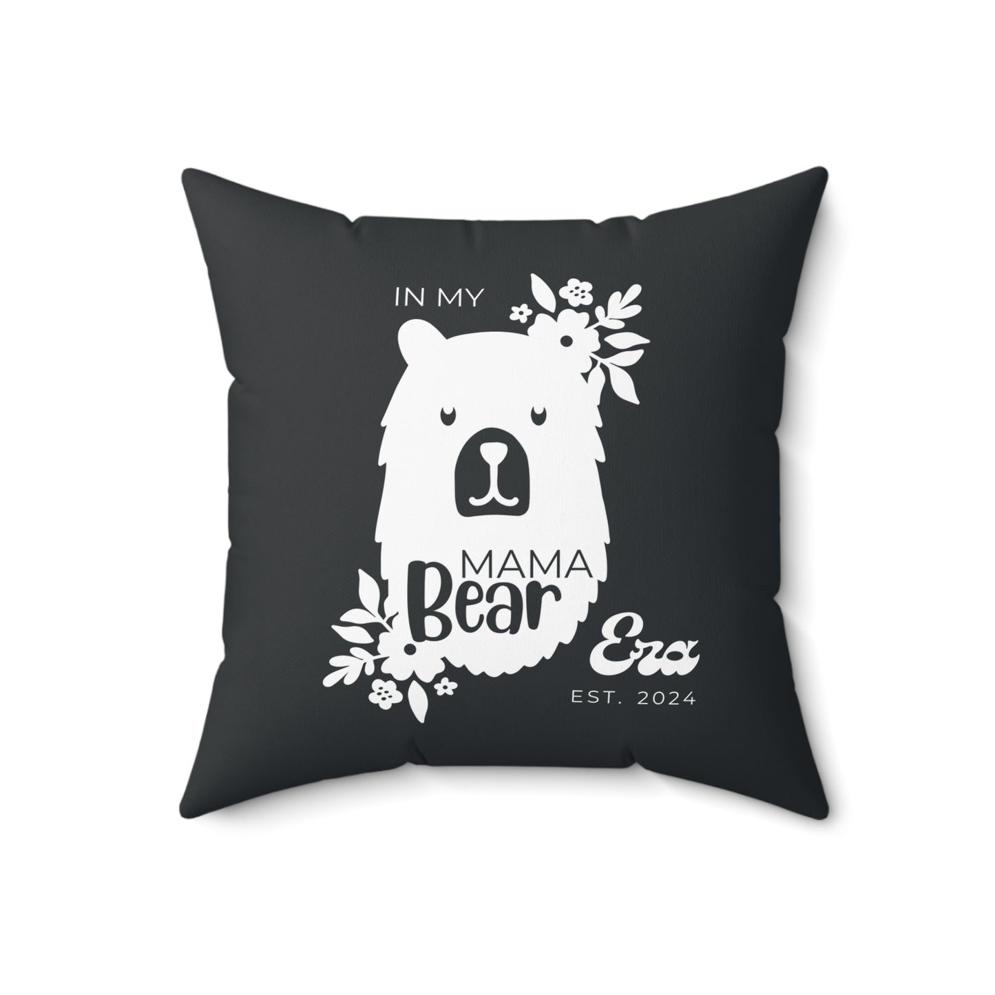 Personalized In My Mama Bear Era Pillow with Insert Beige Gift For Mom - HolidayShoppingFinds