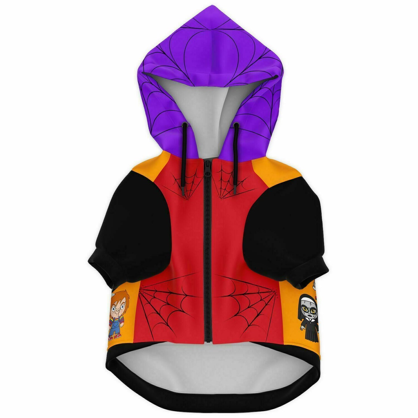 Halloween Killers Dog Hoodie, Halloween Costume Zip-up Pet Hoodie Sweater - HolidayShoppingFinds
