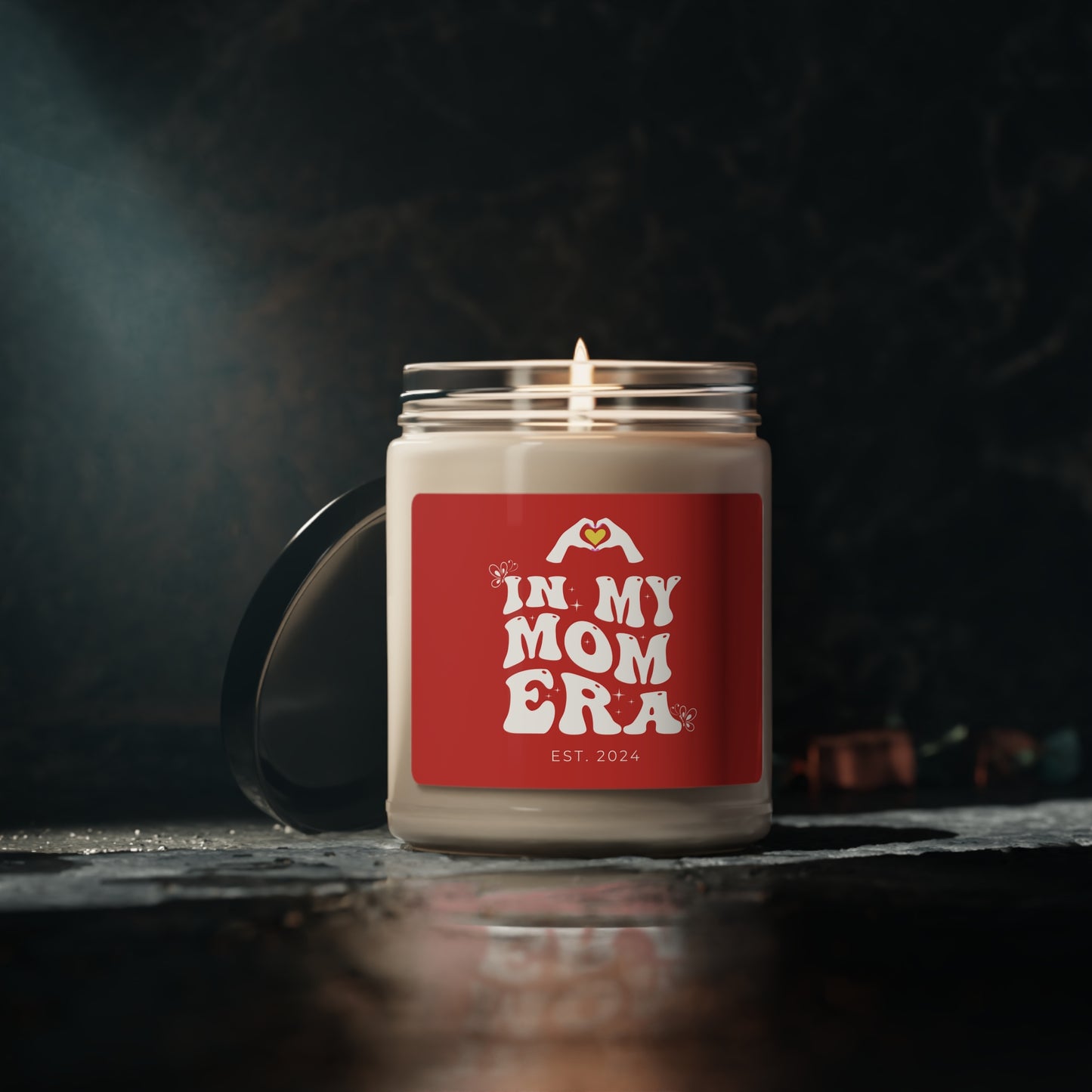 In My Mom Era Candle, Personalized Gift for Mother, Red 100% Vegan Soy Wax Scented Candle, Eco-Friendly Candle - HolidayShoppingFinds