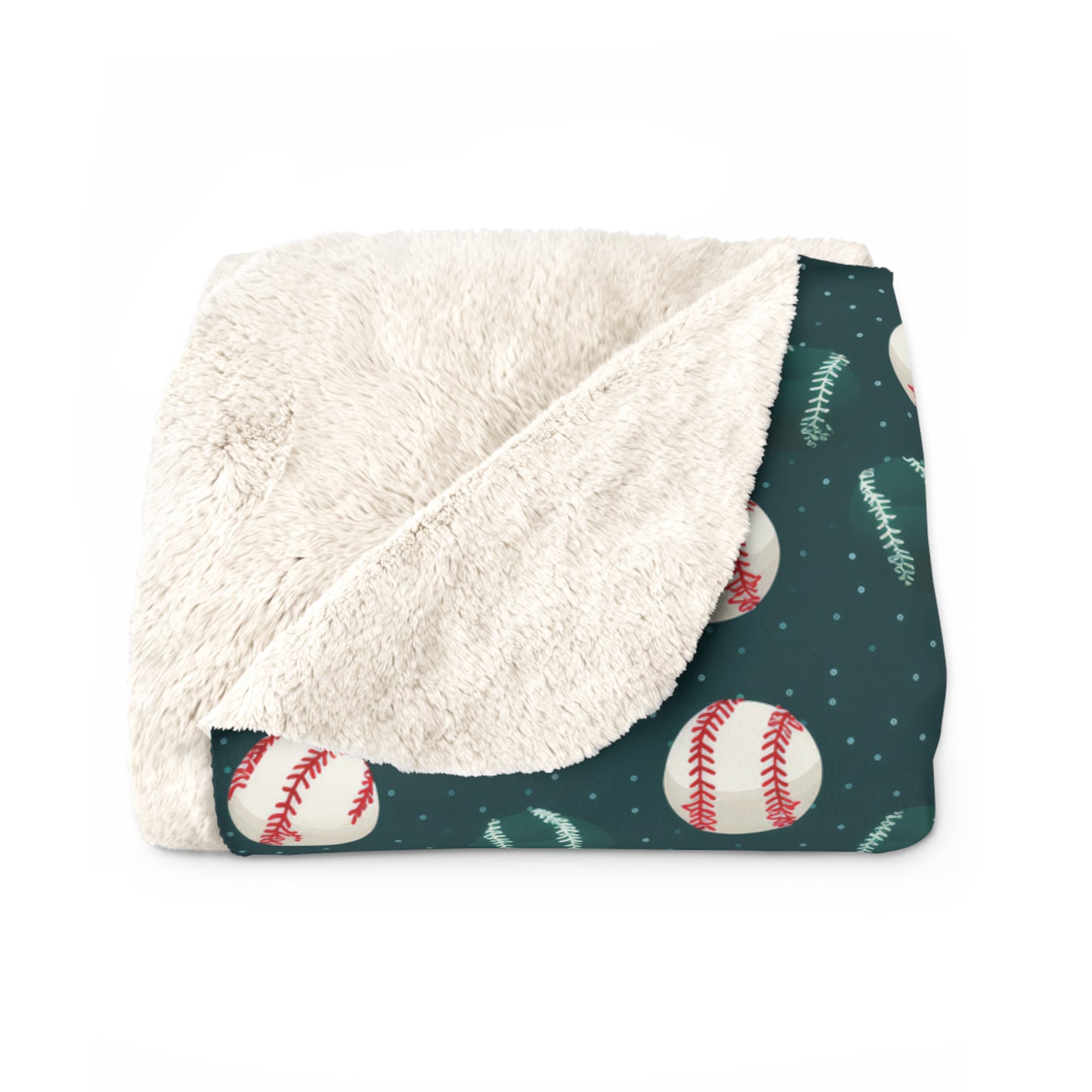 Baseball Sherpa Blanket, Baseball Fan Gift, Hardball Holiday Cozy Throw Blanket, Holiday Gift - HolidayShoppingFinds